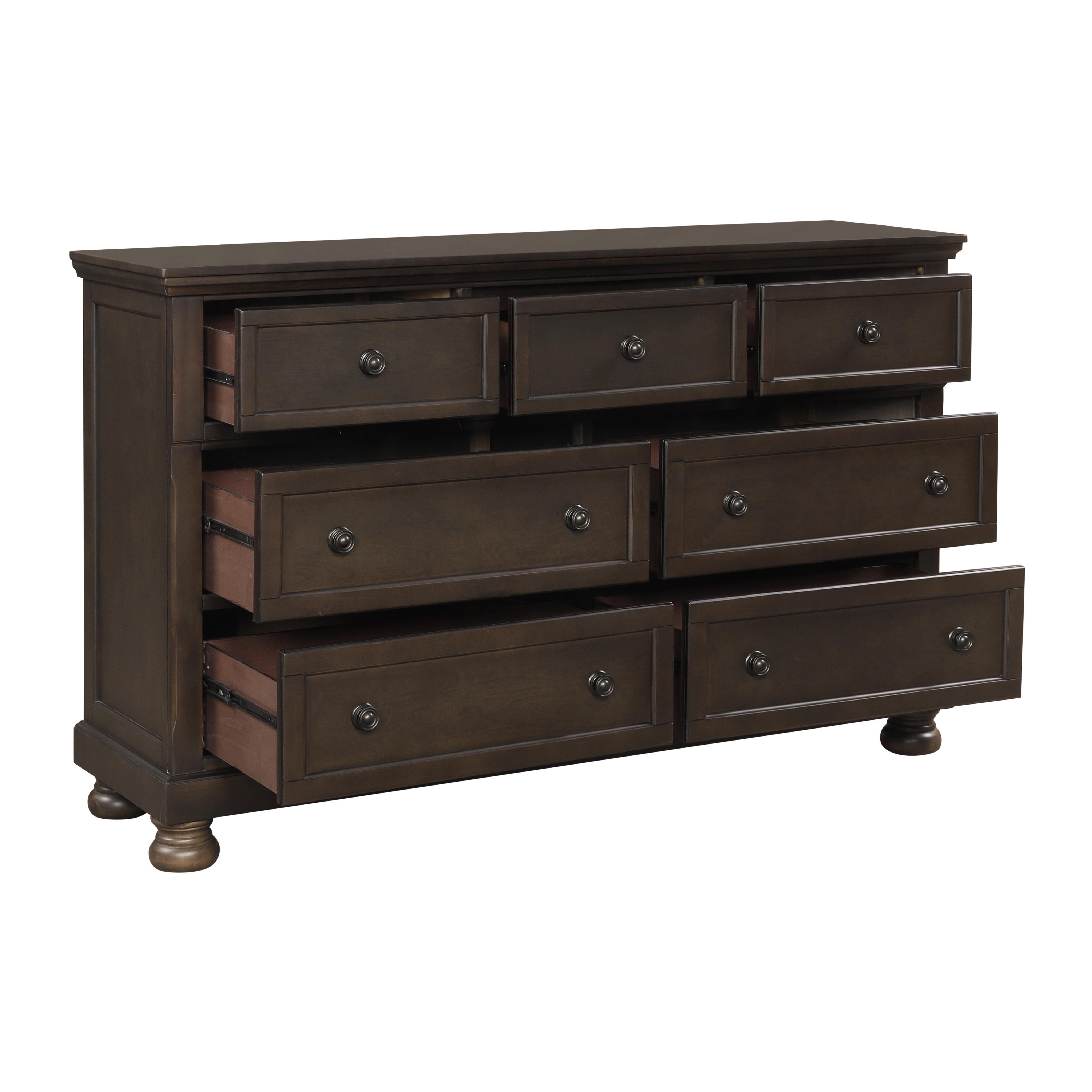 

    
Transitional Grayish Brown Wood Dresser Homelegance 1718GY-5 Begonia
