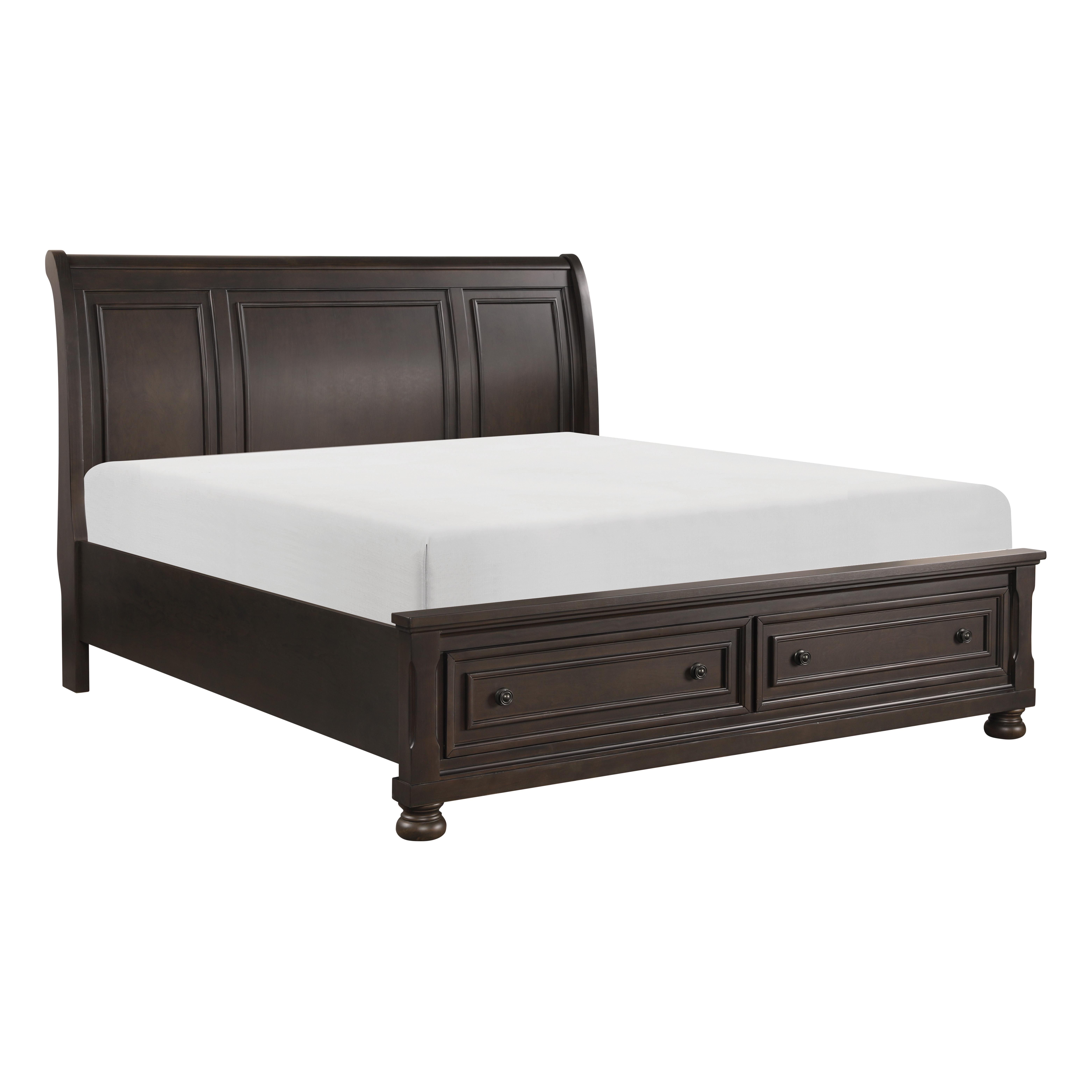 

    
Transitional Grayish Brown Wood Queen Bed Homelegance 1718GY-1* Begonia
