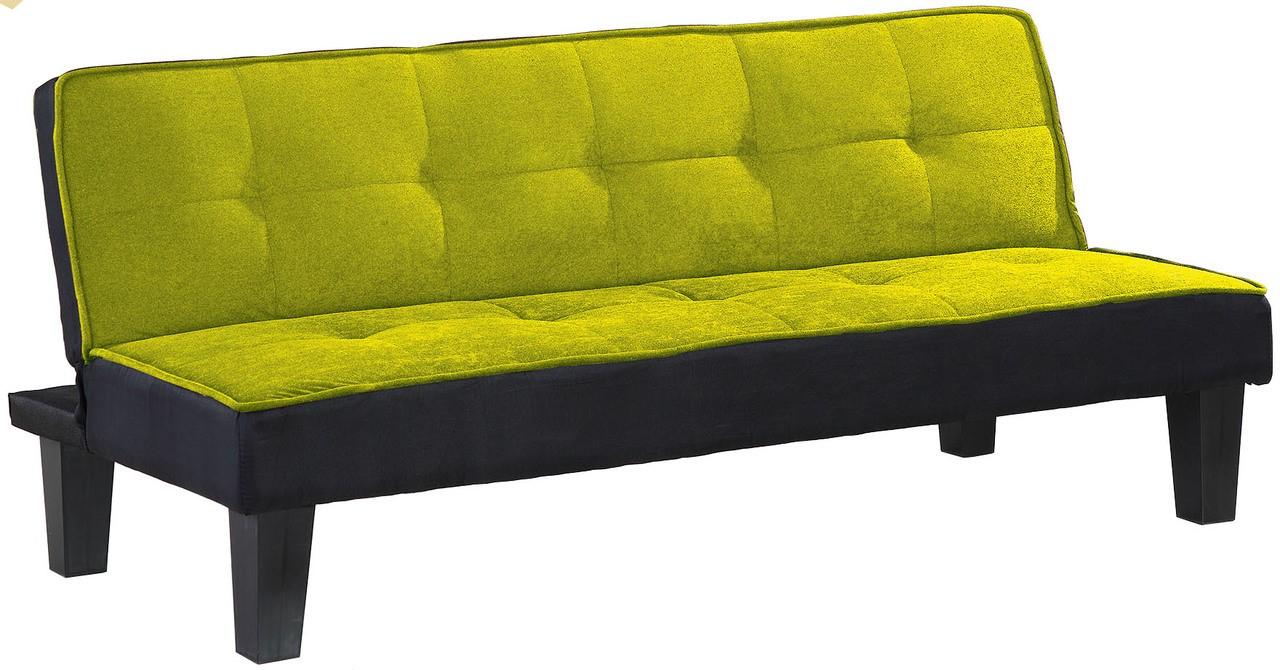 Transitional Futon sofa Hamar 57039 in Green Fabric