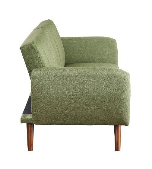 

                    
Acme Furniture Bernstein Futon sofa Green Linen Purchase 

