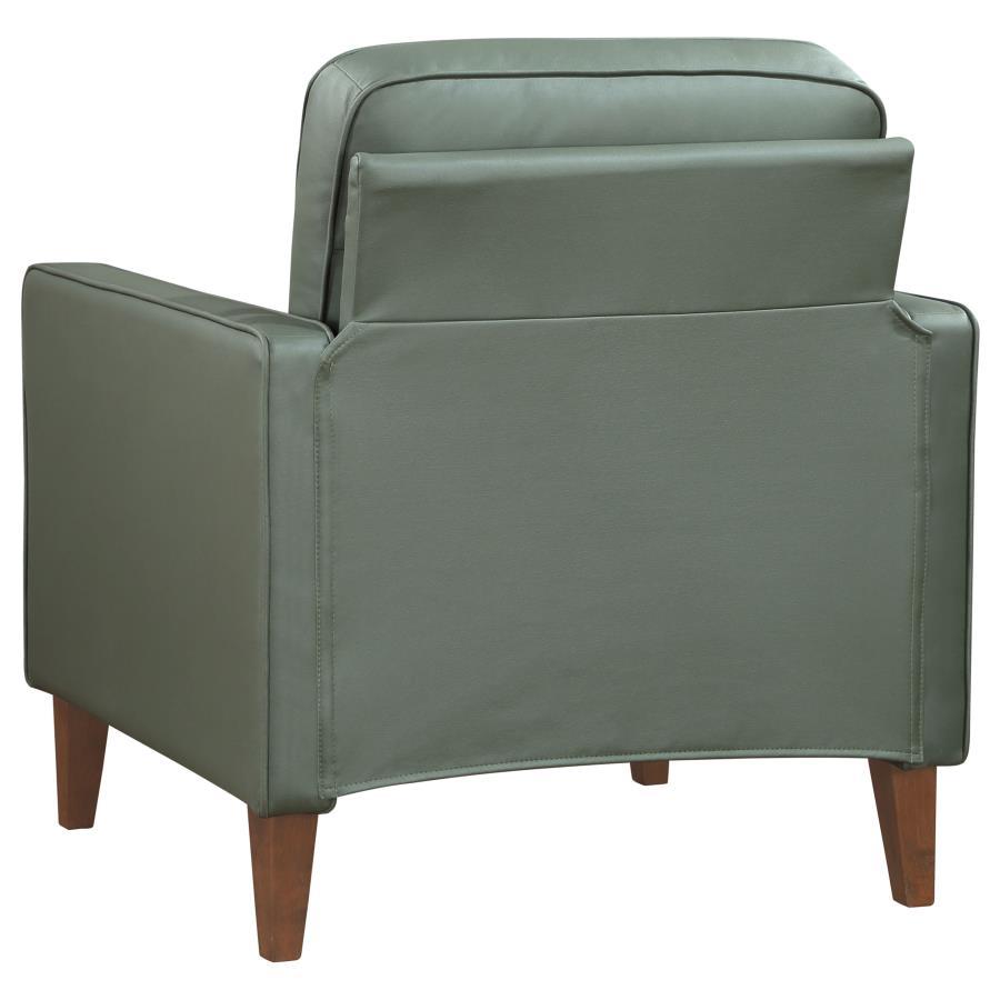 

    
509656-C Transitional Green Wood Chair Coaster Jonah 509656
