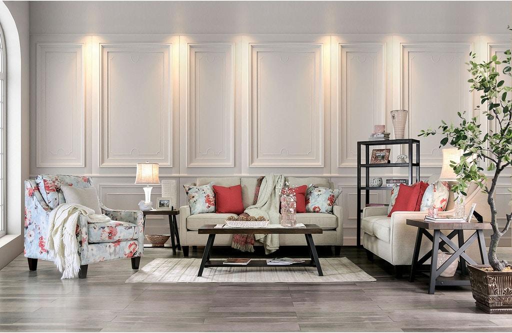 

    
Transitional Ivory Chenille & Linen Living Room Set 3pcs Furniture of America Nadene
