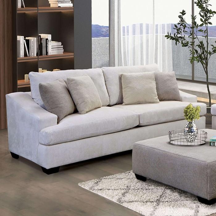 

    
Transitional Ivory Solid Wood Sofa Furniture of America Melksham SM5421-SF-S
