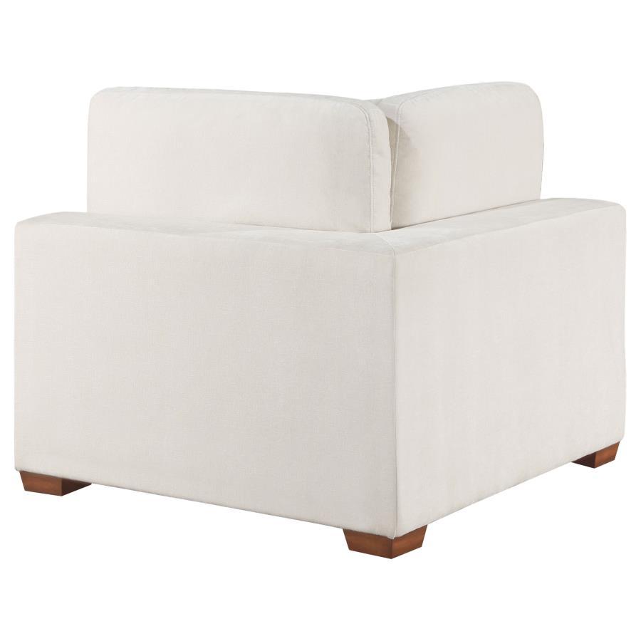 

    
Transitional Ivory Wood Modular Corner Chair Coaster Lakeview 551462
