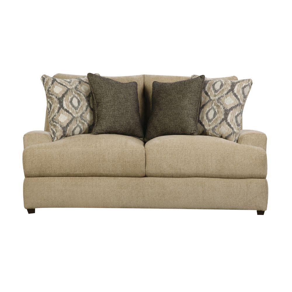 

    
Acme Furniture Vassenia Sofa Loveseat and Chair Set Latte 55820-3pcs
