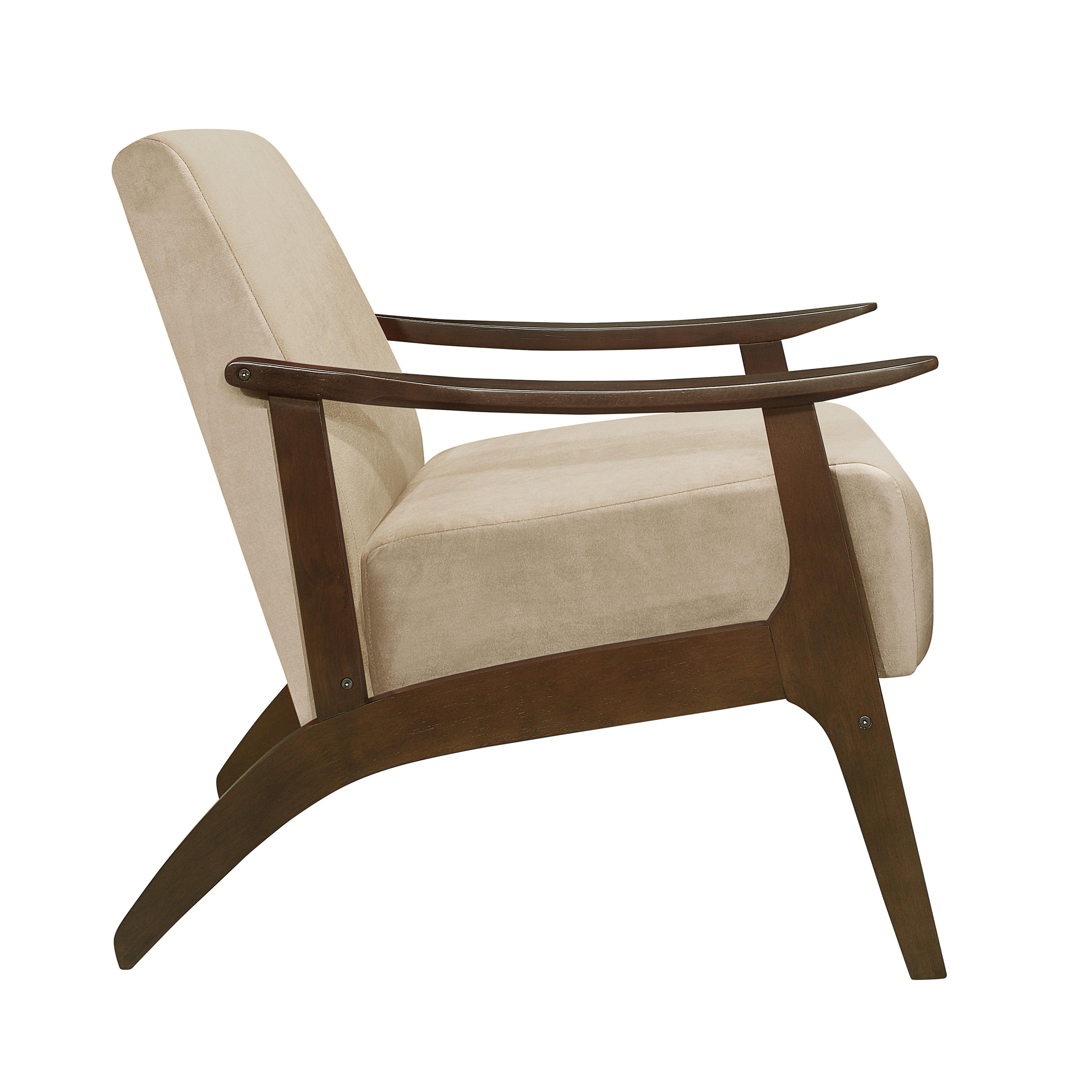

    
Homelegance 1032BR-1 Carlson Accent Chair Light Brown 1032BR-1
