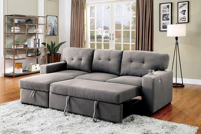 

    
Furniture of America CM6069GY Sammy Sectional Sofa Light Gray CM6069GY
