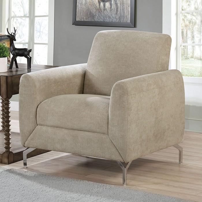

    
Transitional Light Gray Linen-like Fabric Arm Chair Furniture of America CM6088LG-CH Lauritz
