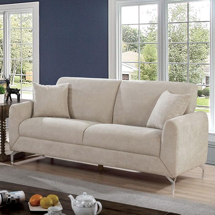 

    
Transitional Light Gray Linen-like Fabric Sofa Furniture of America CM6088LG-SF Lauritz
