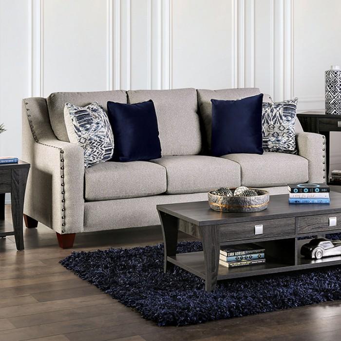 

    
Transitional Light Gray & Navy Linen-like Fabric Sofa and Loveseat Furniture of America Stickney
