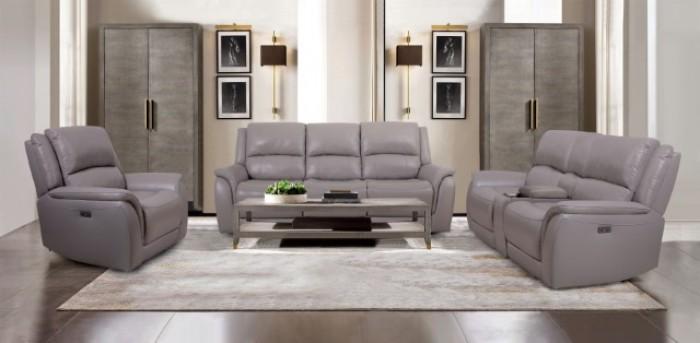 

    
Transitional Light Gray Solid Wood Power Reclining Sofa Furniture of America Gorgius CM9910ST-SF-PM-S
