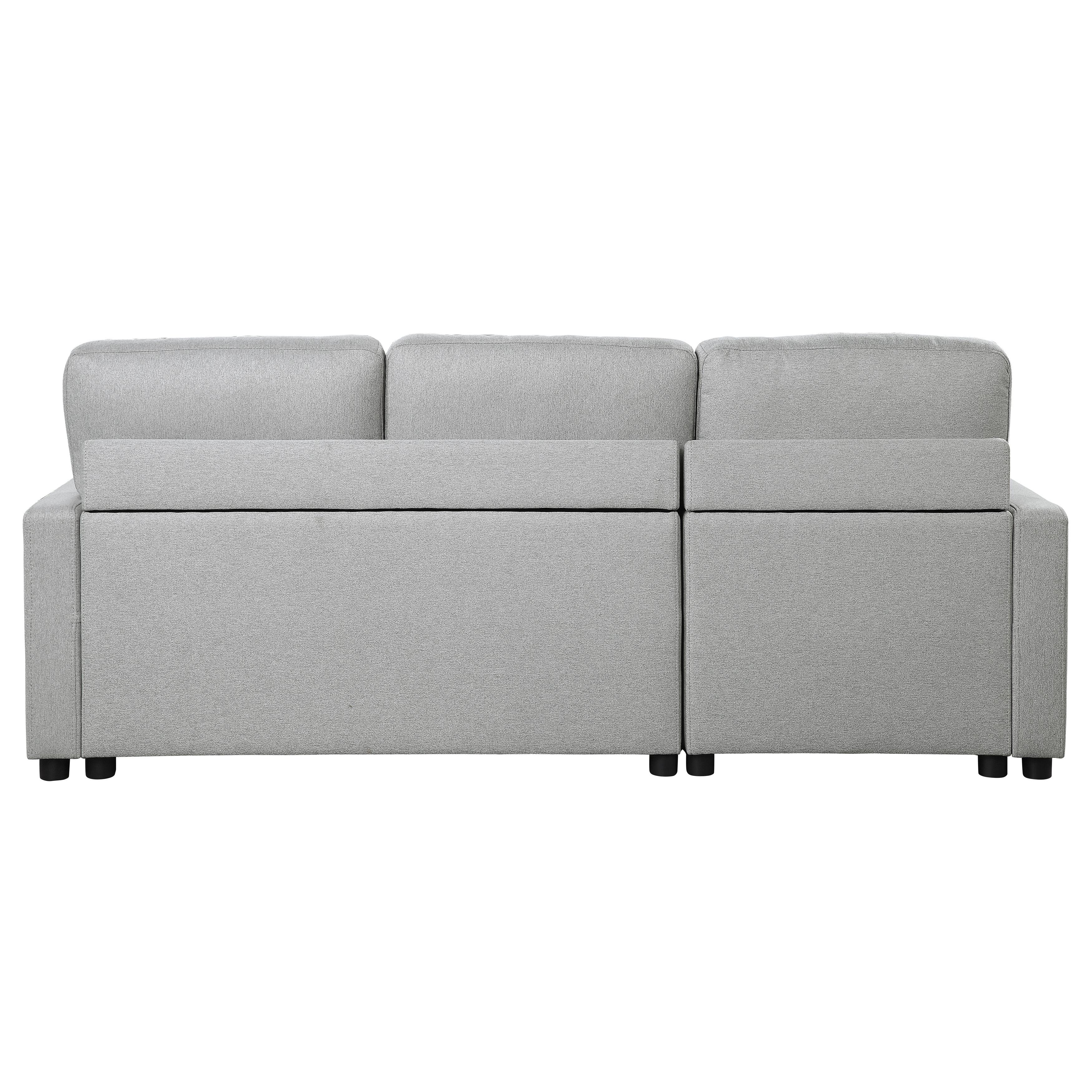 

    
 Photo  Transitional Light Gray Textured Reversible 2-Piece Sectional Homelegance 9359GRY*SC Brandolyn
