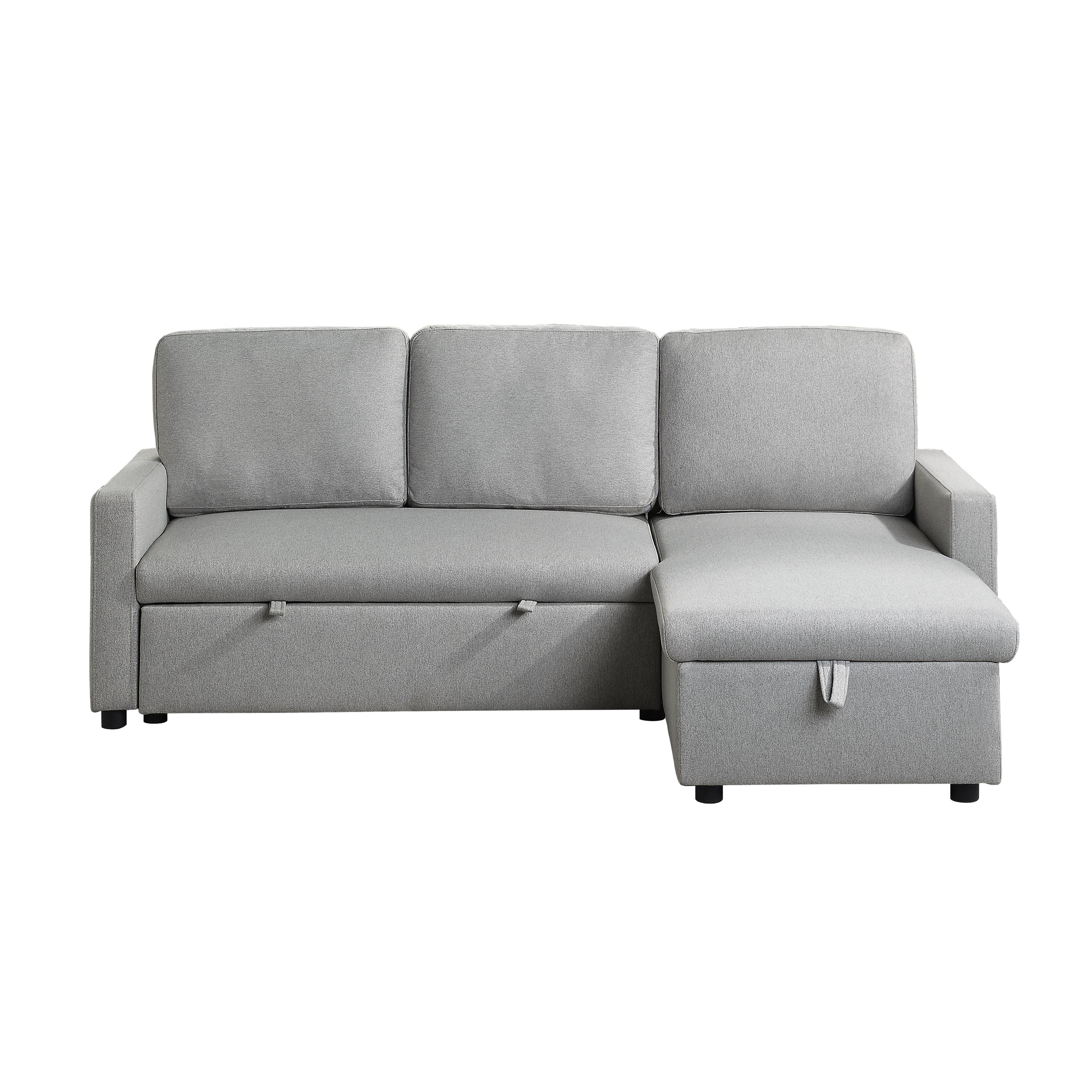 

    
Transitional Light Gray Textured Reversible 2-Piece Sectional Homelegance 9359GRY*SC Brandolyn
