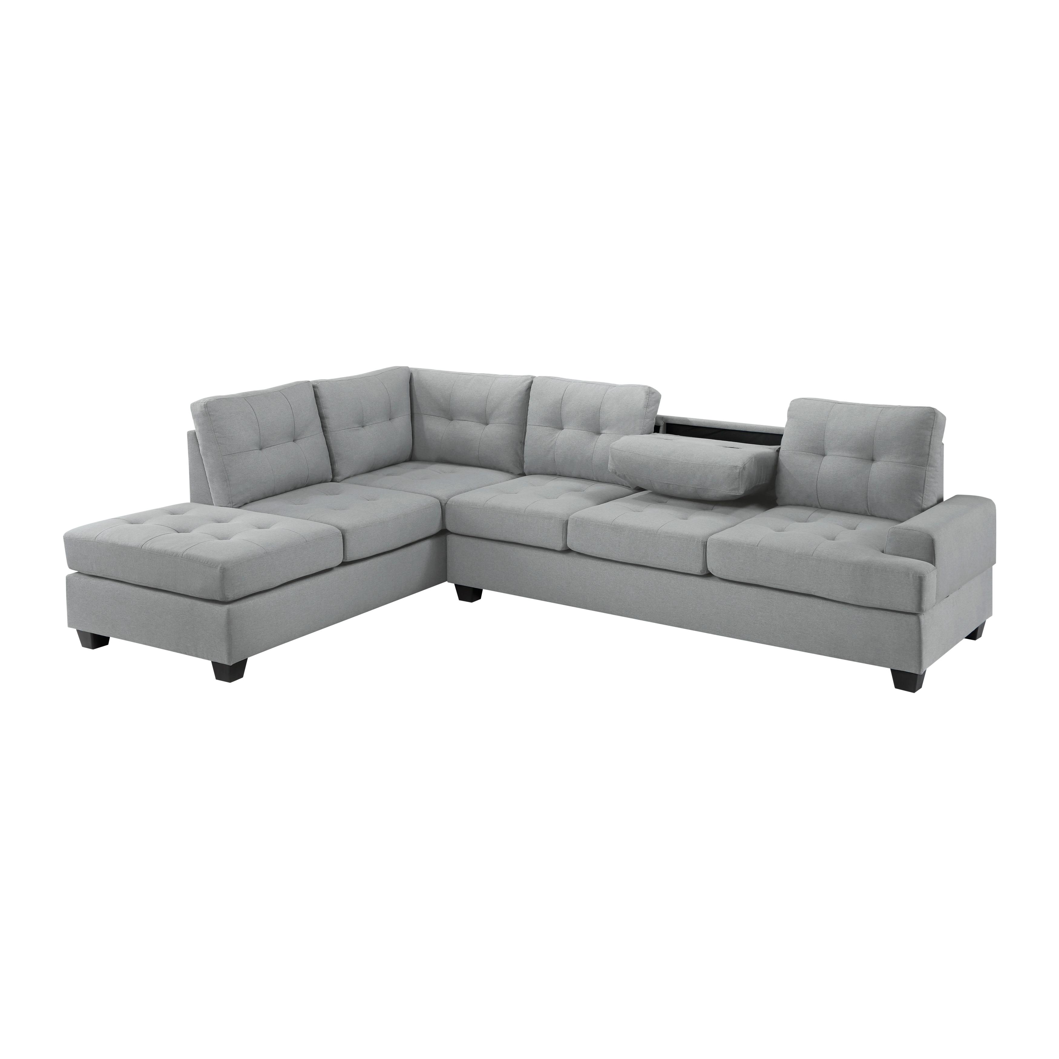

    
9367GY*SC Homelegance Sectional
