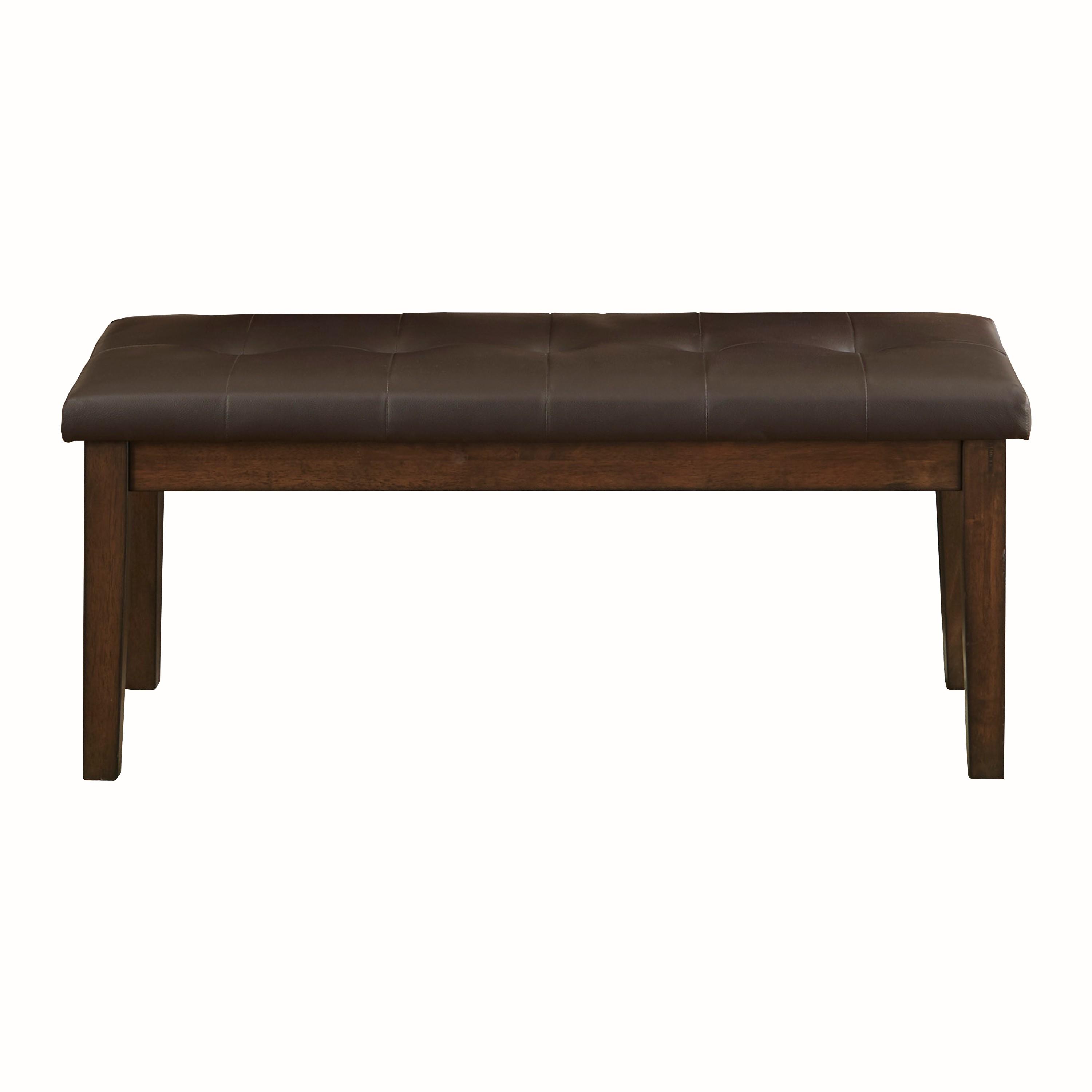 Transitional Bench 5614-13 Wieland 5614-13 in Rustic Brown Polyester