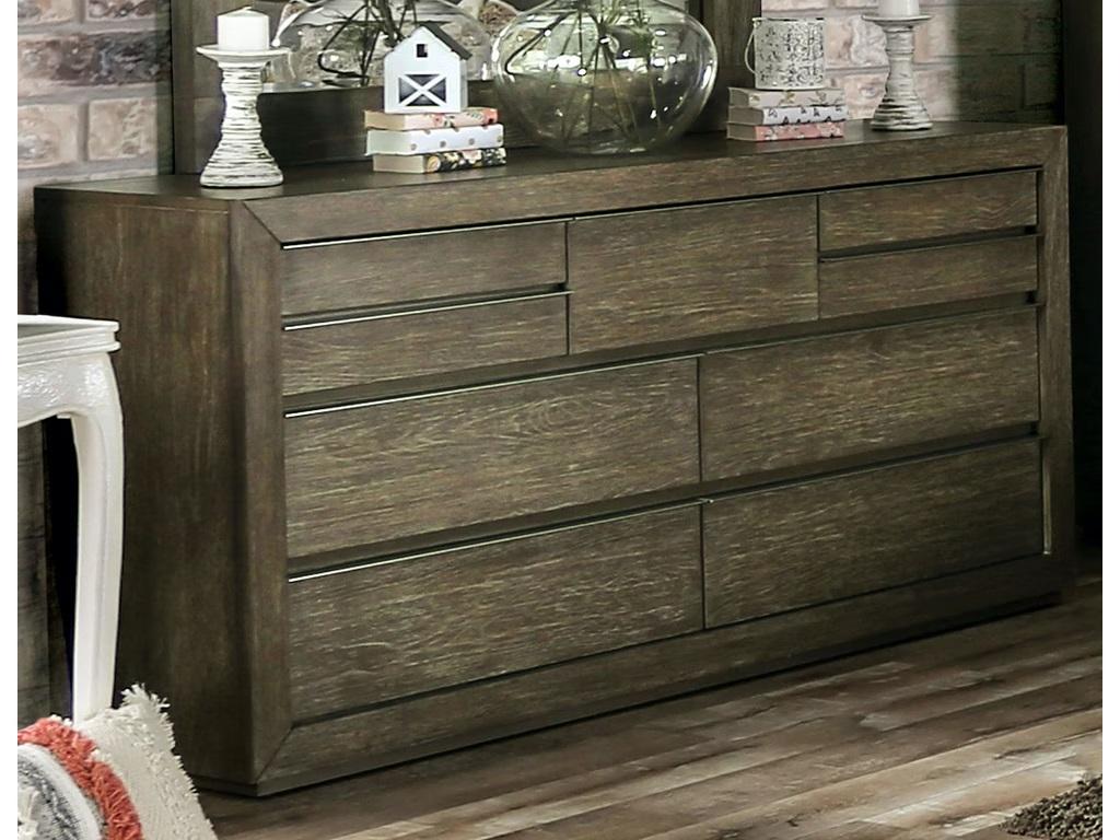 

    
Transitional Light Walnut Solid Wood Dresser Furniture of America FOA7490D Bridgewater
