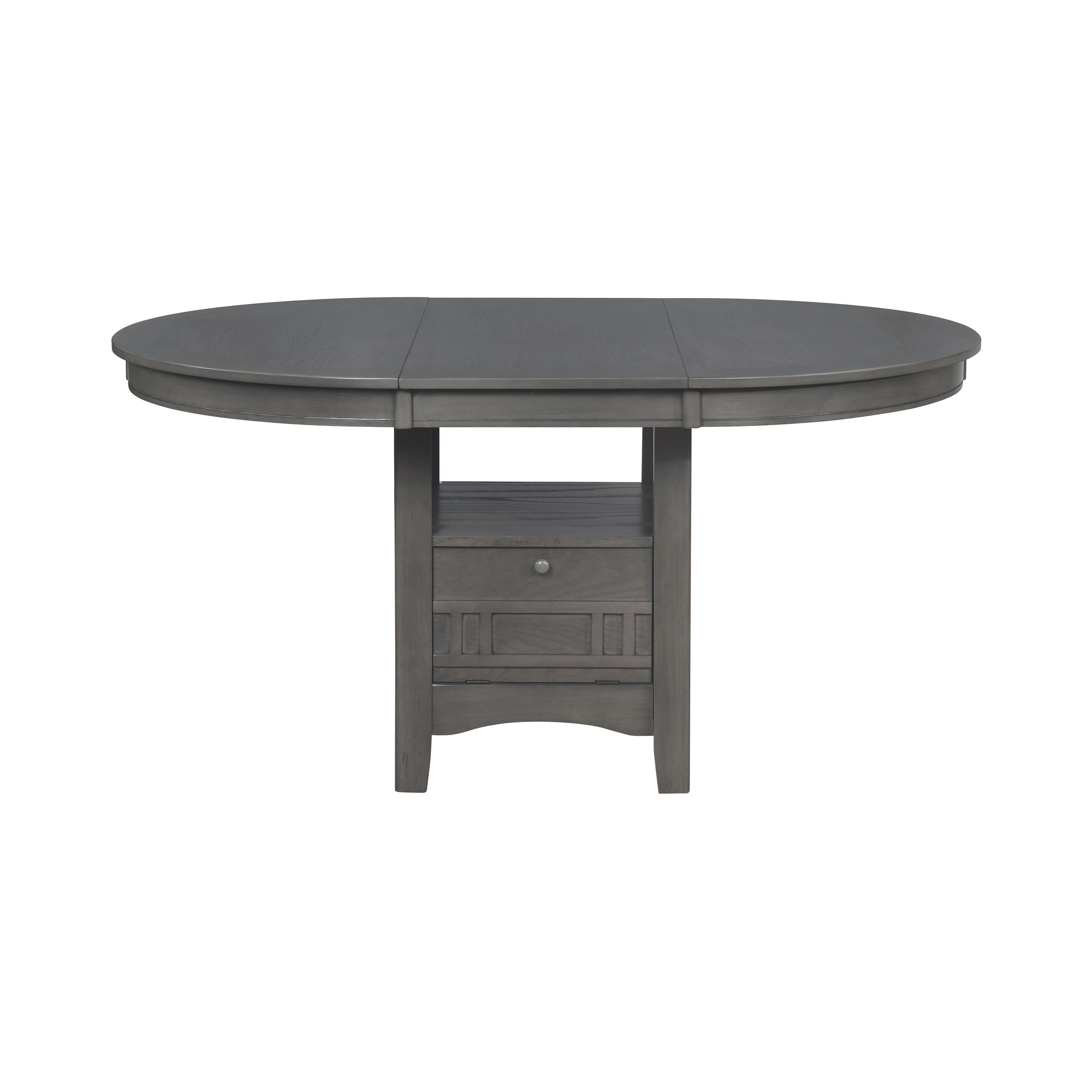 

    
Transitional Medium Gray Solid Wood Dining Table Coaster 108211 Lavon
