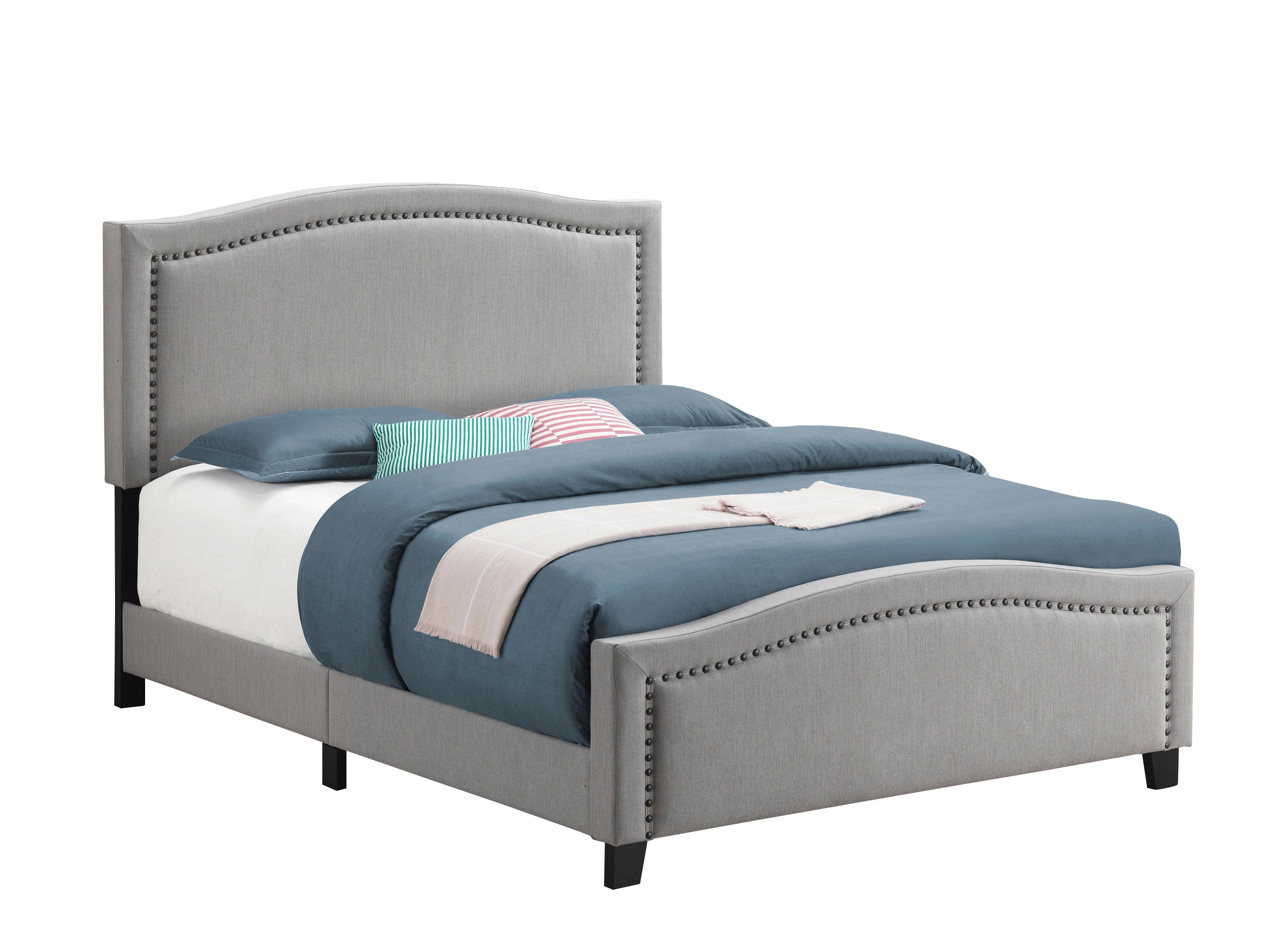 

    
Transitional Mineral Linen-like Fabric Full Bed Coaster 306011F Hamden
