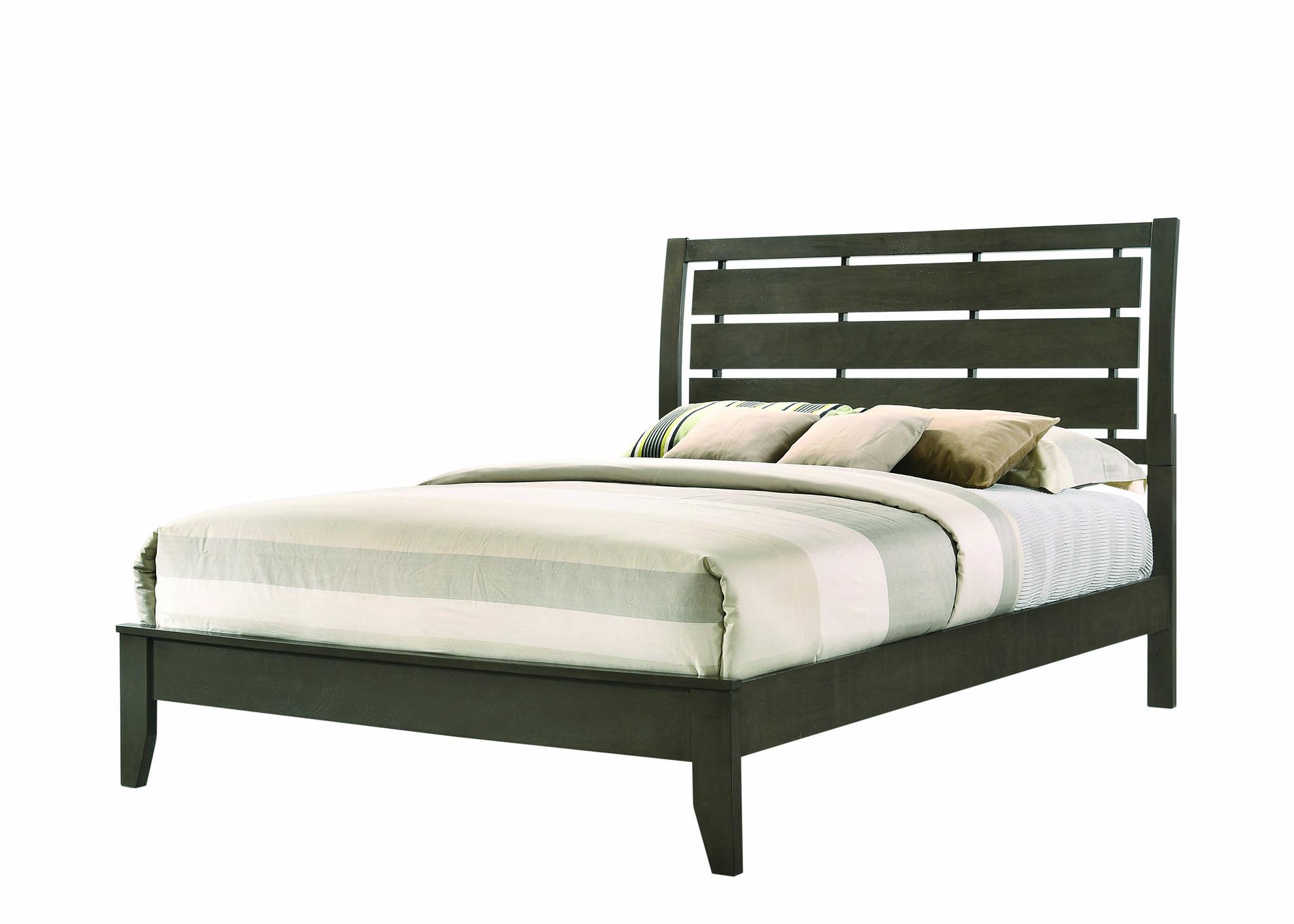 

    
Transitional Mod Gray Wood King Bed Coaster 215841KE Serenity
