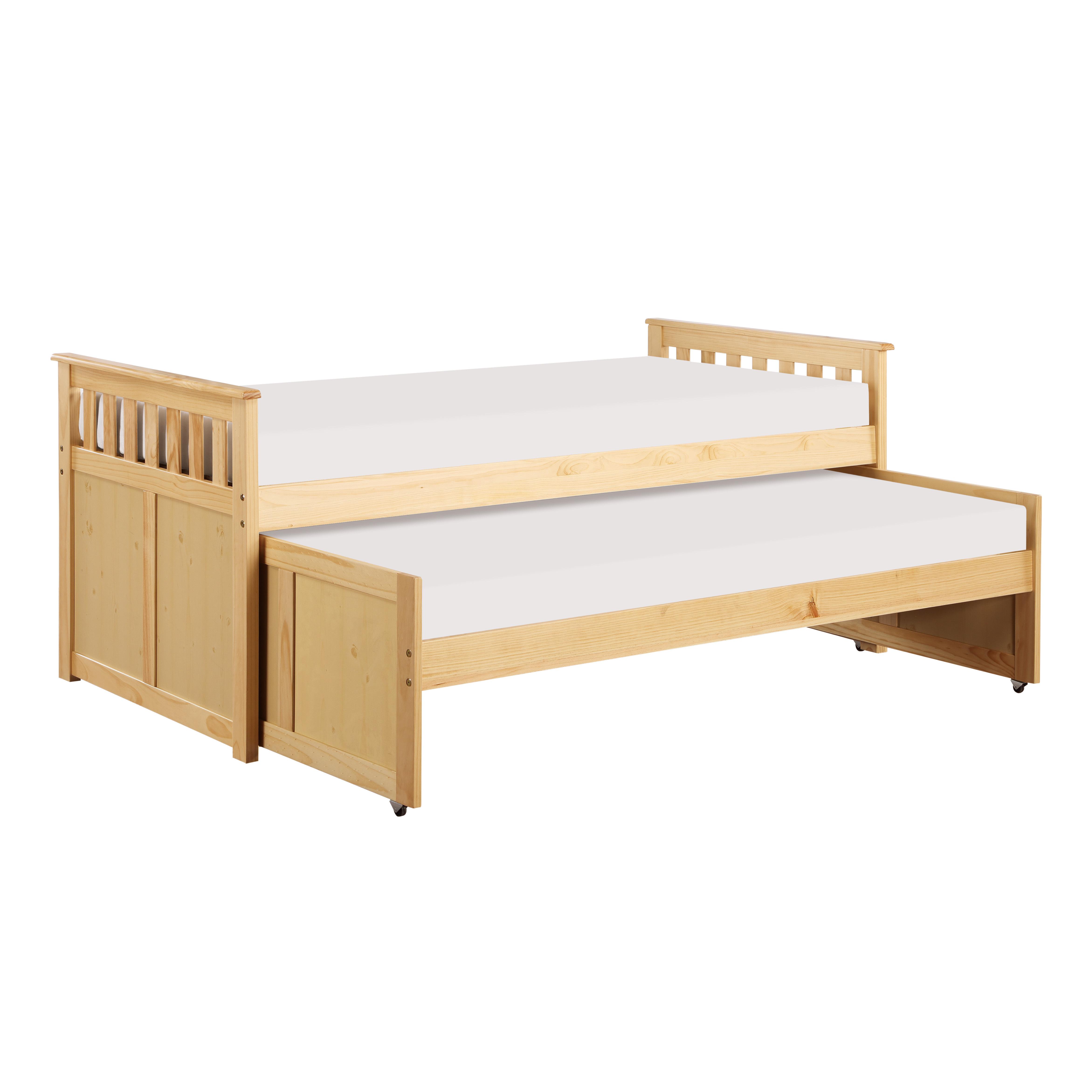 Transitional Twin/Twin Bed B2043RT-1* Bartly B2043RT-1* in Natural 