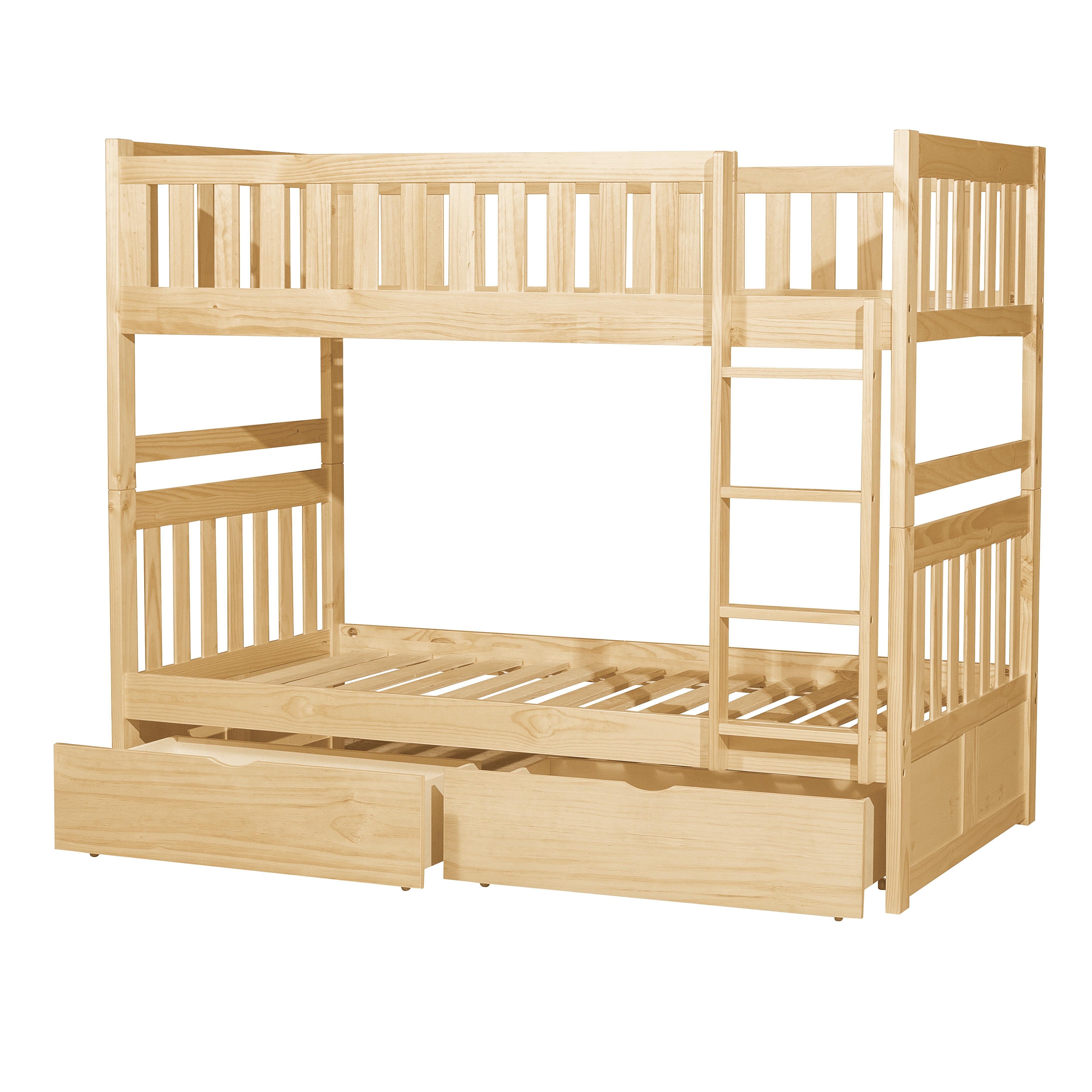 

    
Homelegance B2043-1*T Bartly Twin/Twin Bunk Bed Natural B2043-1*T
