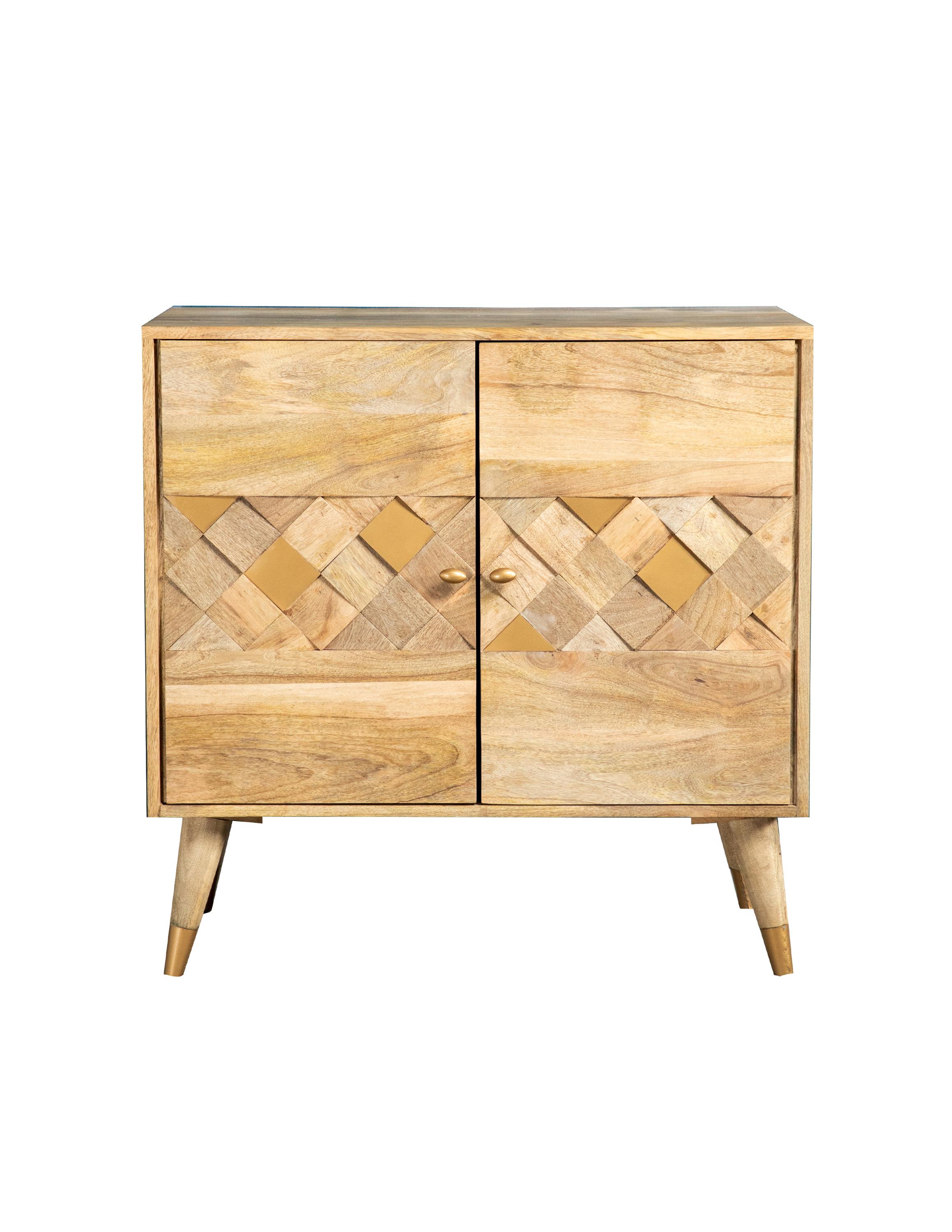 

    
Transitional Natural Solid Mango Wood Accent Cabinet Coaster 953459
