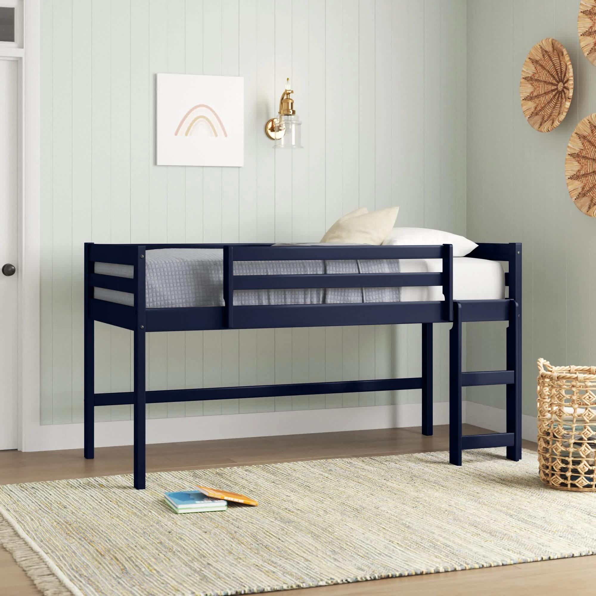 

    
Acme Furniture Lara Twin Loft Bed Navy blue 38260

