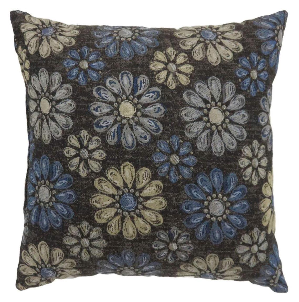 Transitional Throw Pillow PL6024NV-S Kyra PL6024NV-S in Navy 