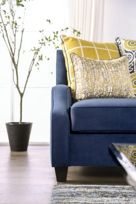 

        
Furniture of America West Brompton Living Room Set 2PCS SM2274-SF-S-2PCS Living Room Set Navy/Yellow Velvet-like Fabric 53216568798798

