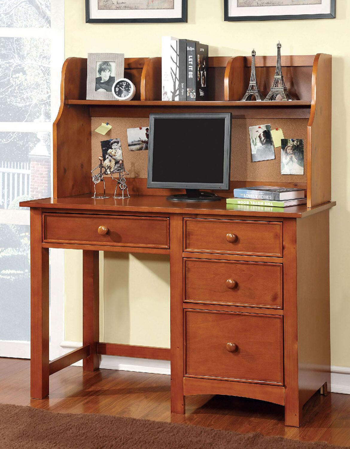 Furniture of America CM7905OAK-DK Omnus Desk