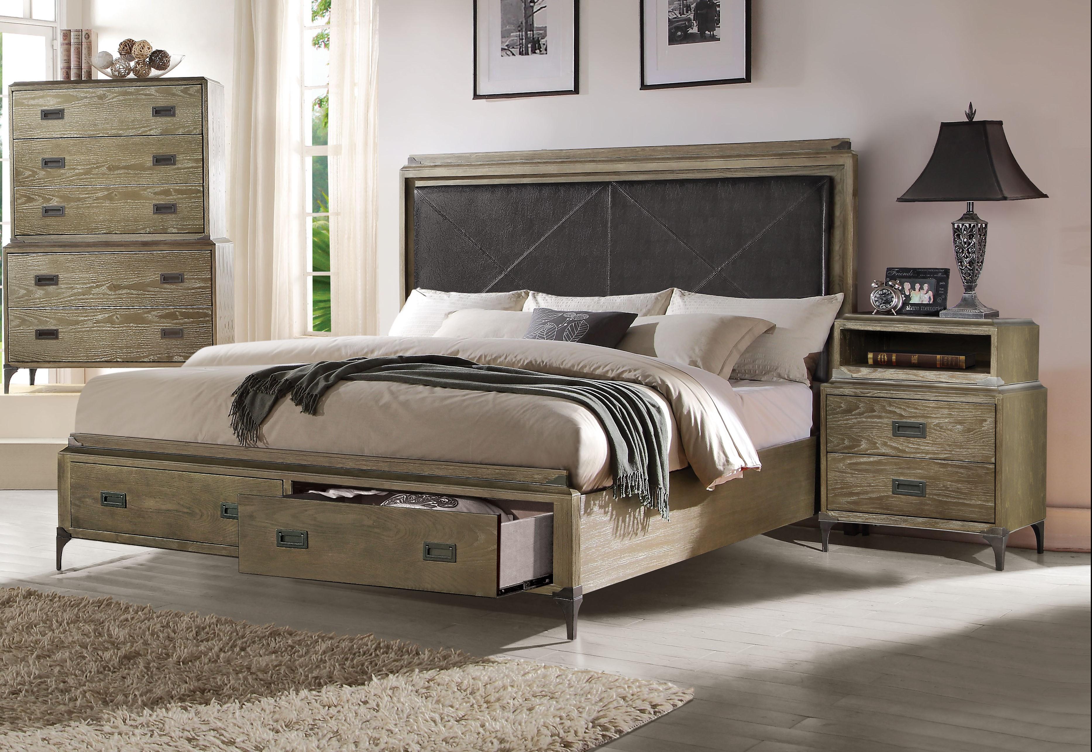 Acme Furniture Athouman-23920Q Storage Bedroom Set
