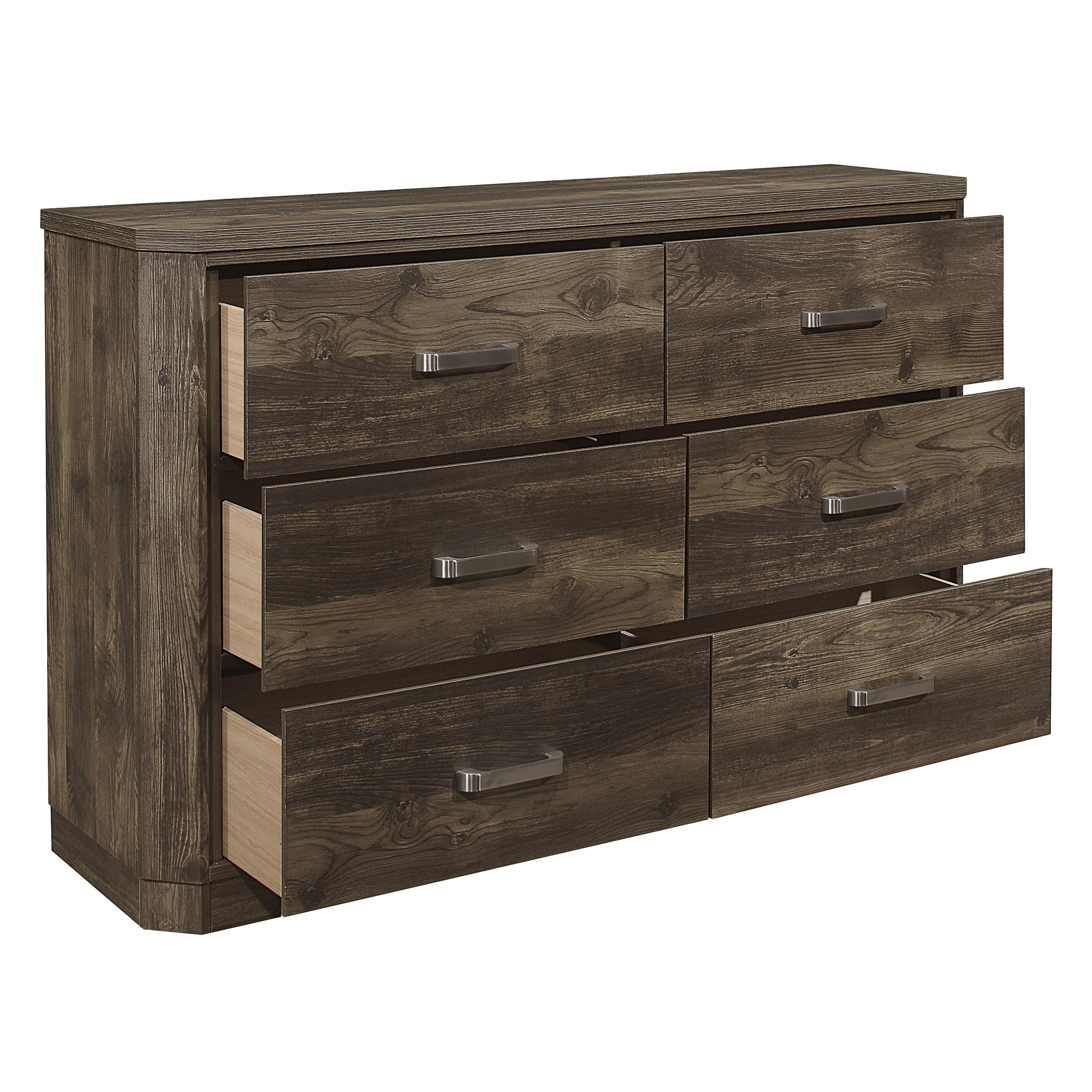 

    
Transitional Rustic Brown Wood Dresser Homelegance 1509-5 Jocelyn
