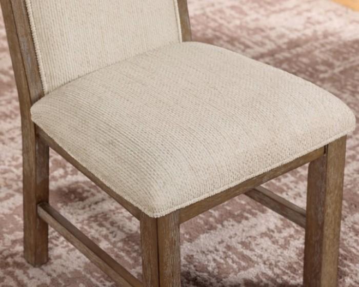 

    
Transitional Rustic Oak/Beige Solid Wood Side Chair Set 2PCS Furniture of America Monclova CM3249A-SC-2PK
