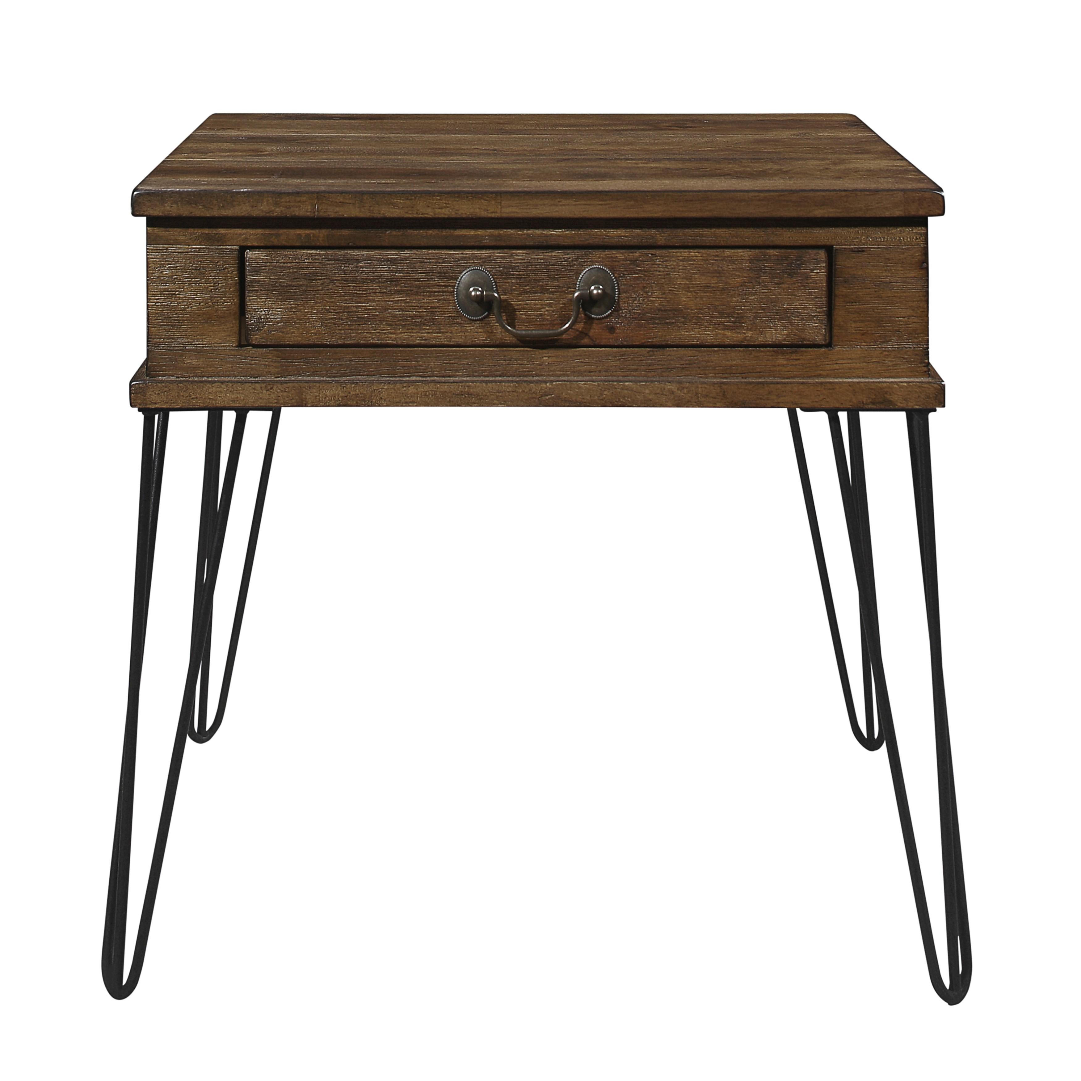 Transitional End Table 3670M-04 Shaffner 3670M-04 in Oak 
