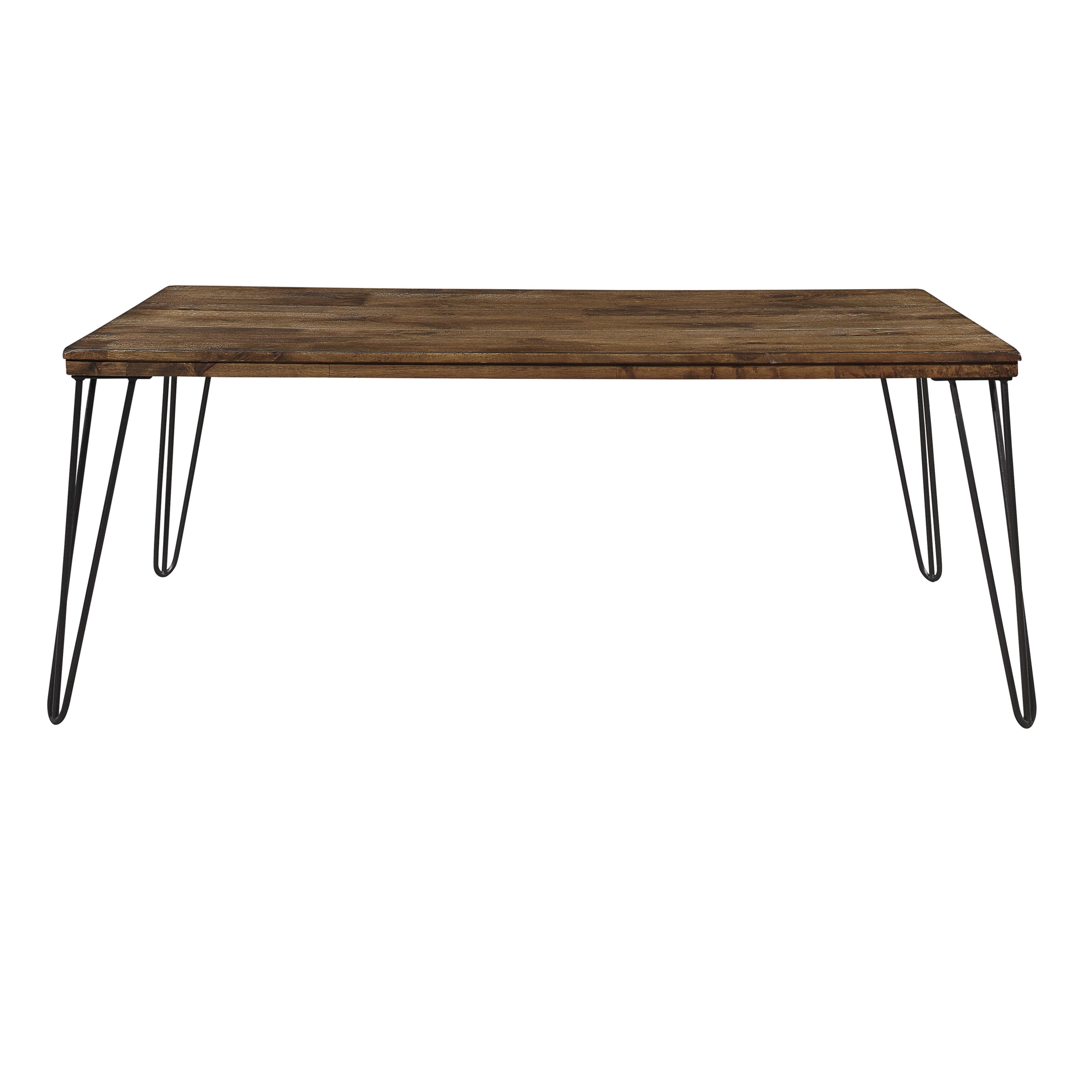 

    
Transitional Rustic Oak Solid Rubberwood Occasional Table Set 2pcs Homelegance 3660M Kellson
