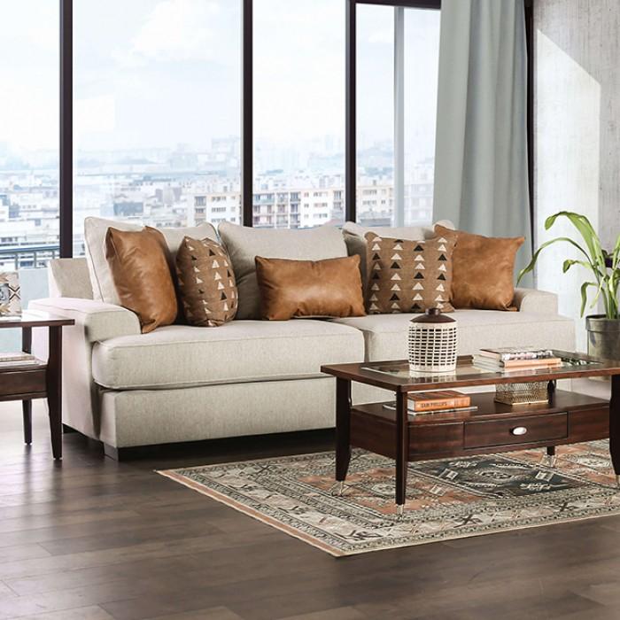 

    
Transitional Sand/Caramel Solid Wood Sofa Furniture of America New Meadows SM1214-SF-S
