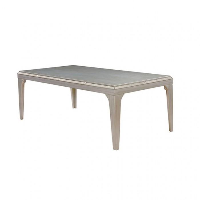 

    
Transitional Silver & Gray Solid Wood Dining Table Furniture of America CM3020T Diocles
