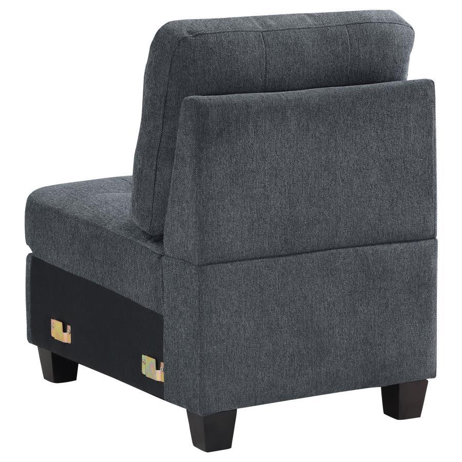 

    
Coaster Georgina Armless Chair 551701-AC Armless Chair steel gray/Black 551701-AC
