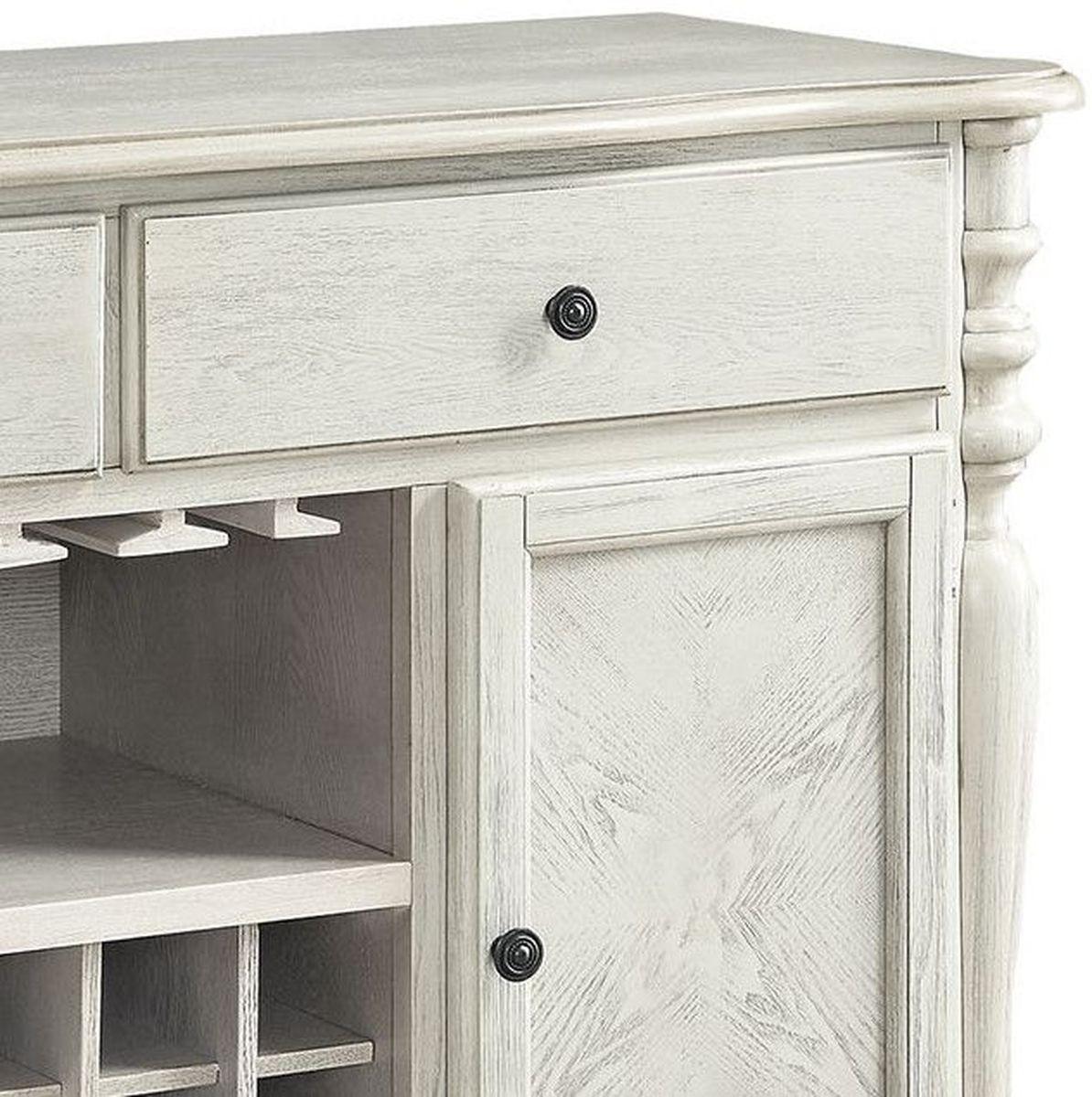 

                    
Furniture of America SIOBHAN CM3872WH-SV Server Antique White  Purchase 
