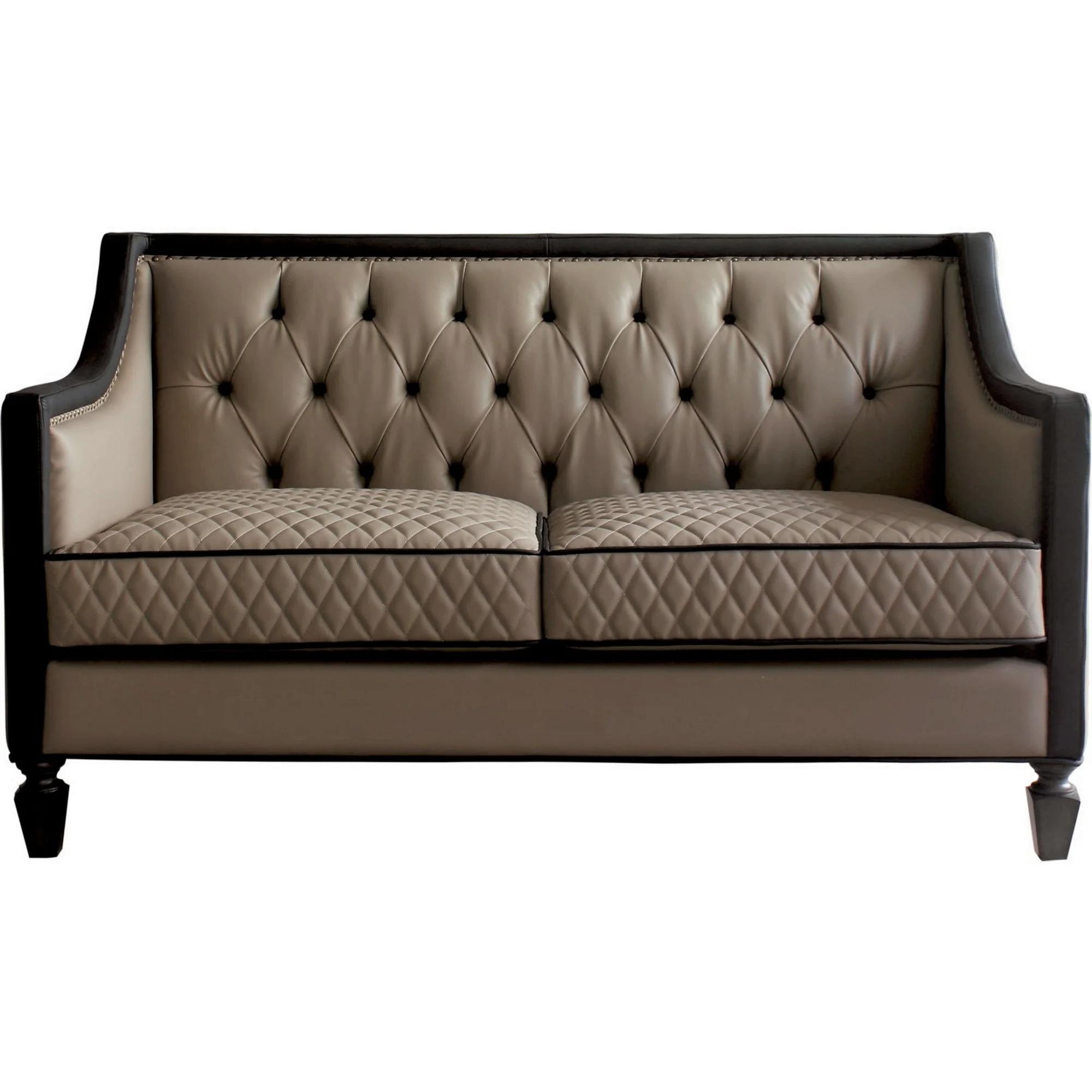 

    
Transitional Tan Loveseat by Acme House Beatrice 58816
