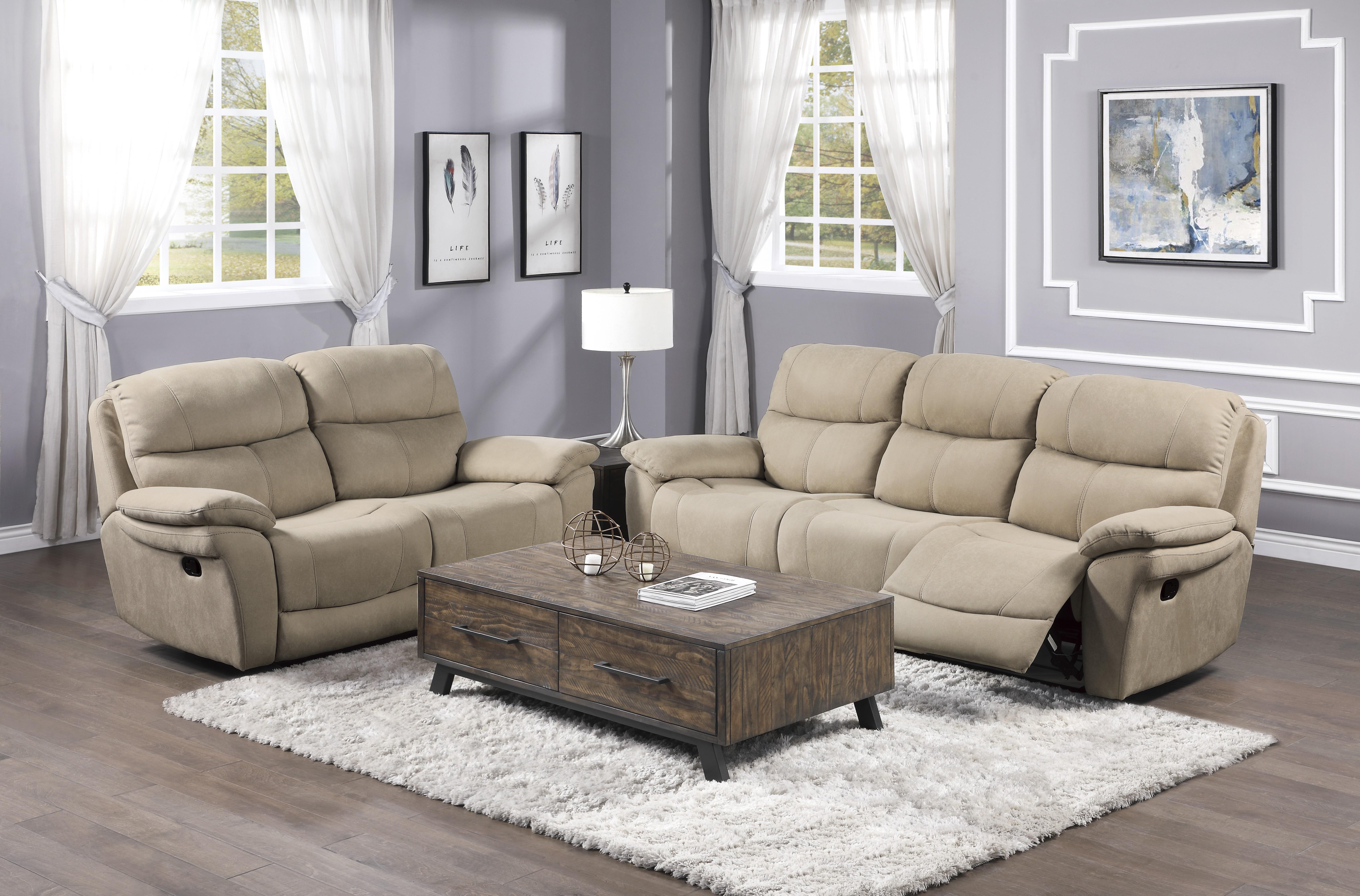 Homelegance 9580TN-2PC Longvale Reclining Sofa Set