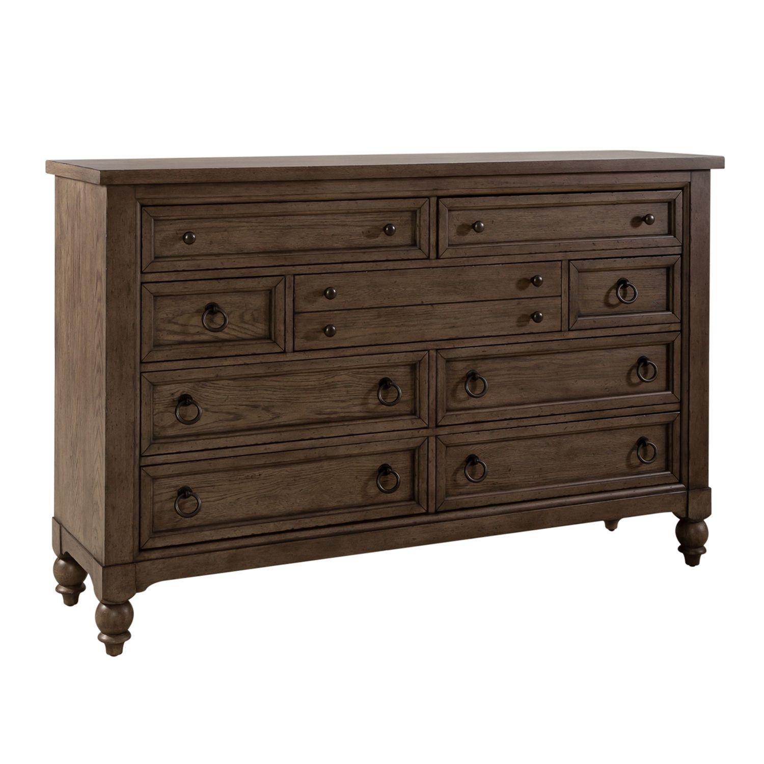 Transitional Dresser Americana Farmhouse (615-BR) 615-BR31 in Taupe 