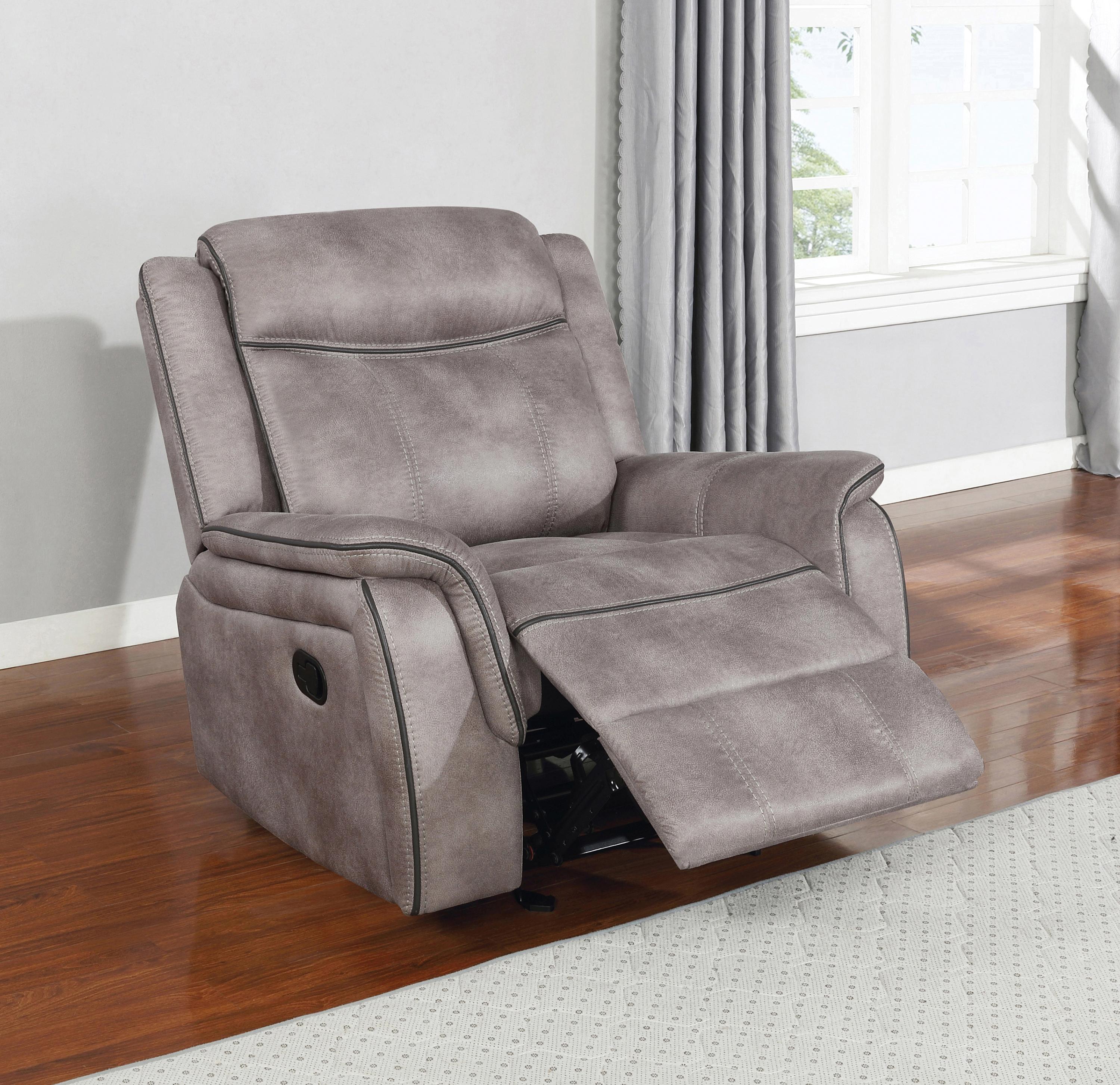 

    
Coaster 603503 Lawrence Glider recliner Taupe 603503
