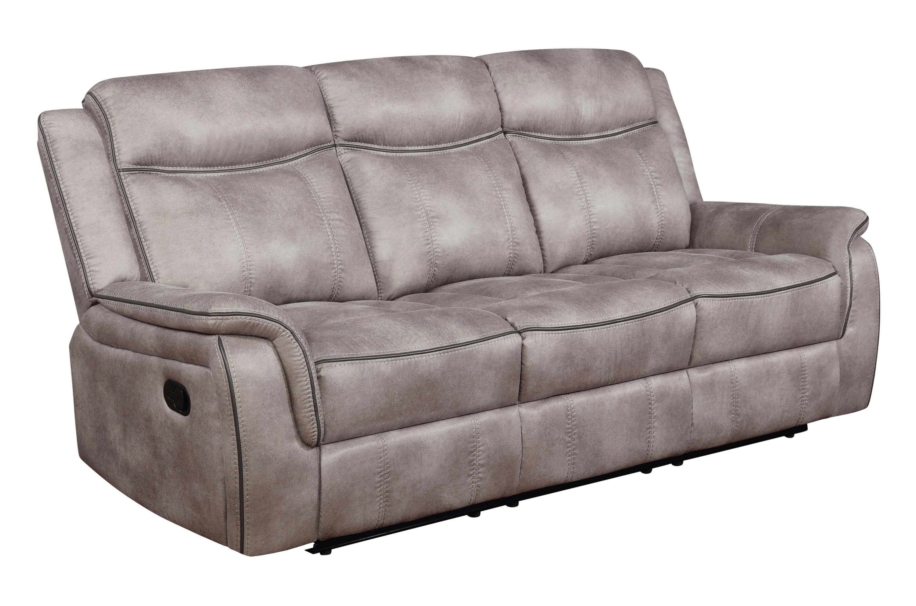 Transitional Motion Sofa 603501 Lawrence 603501 in Taupe 