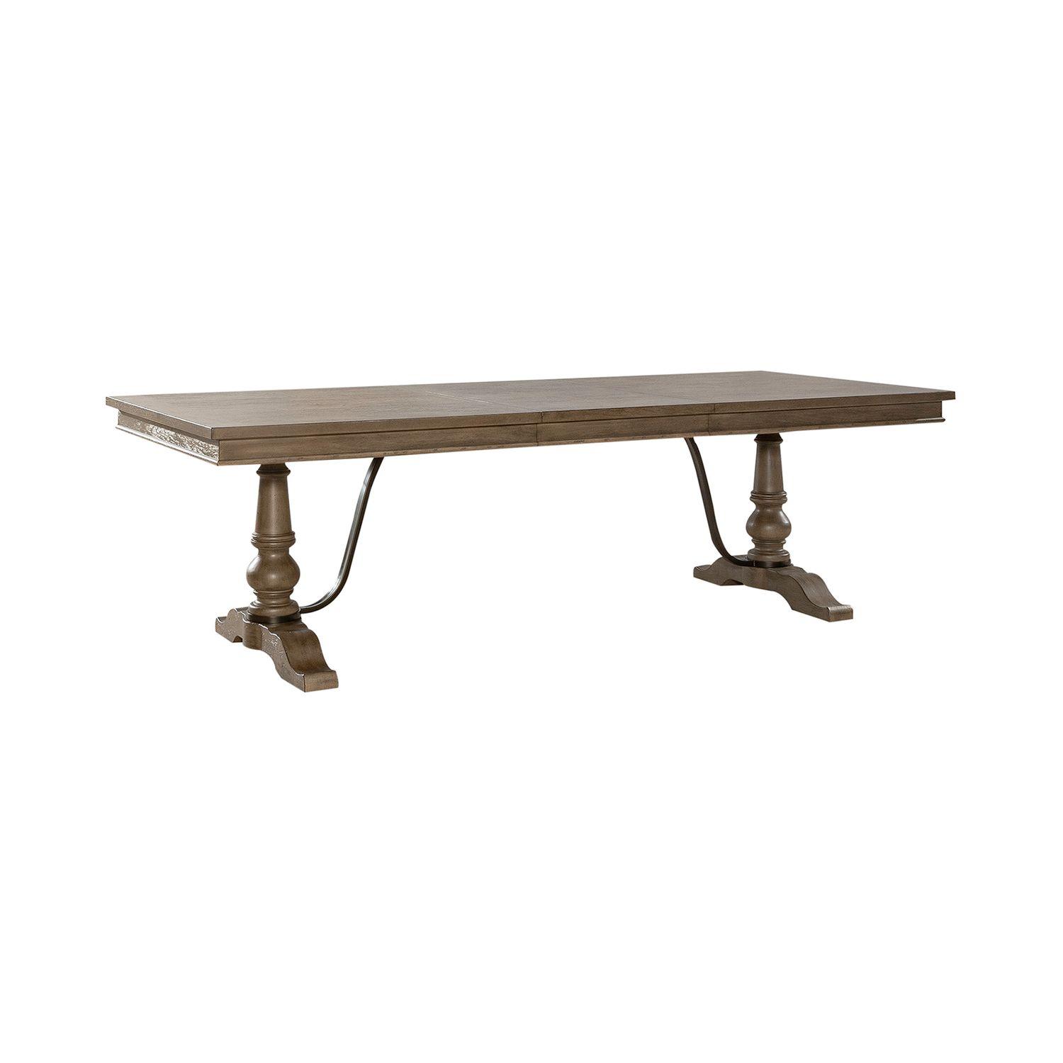 

    
Transitional Taupe Trestle Dining Table 615-DR-TRS Liberty Furniture
