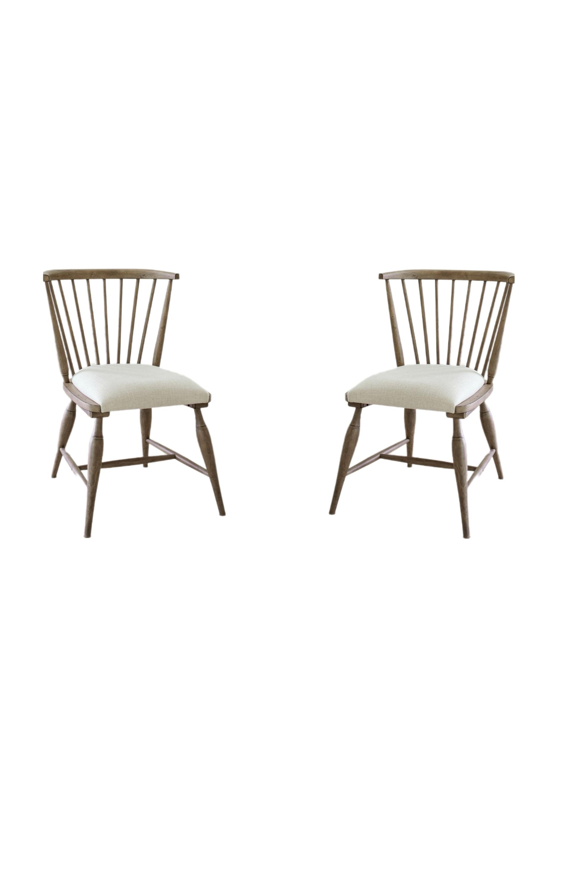 

    
Transitional Taupe Windsor Dining Chair Set 2pcs 615-C1001S Liberty Furniture
