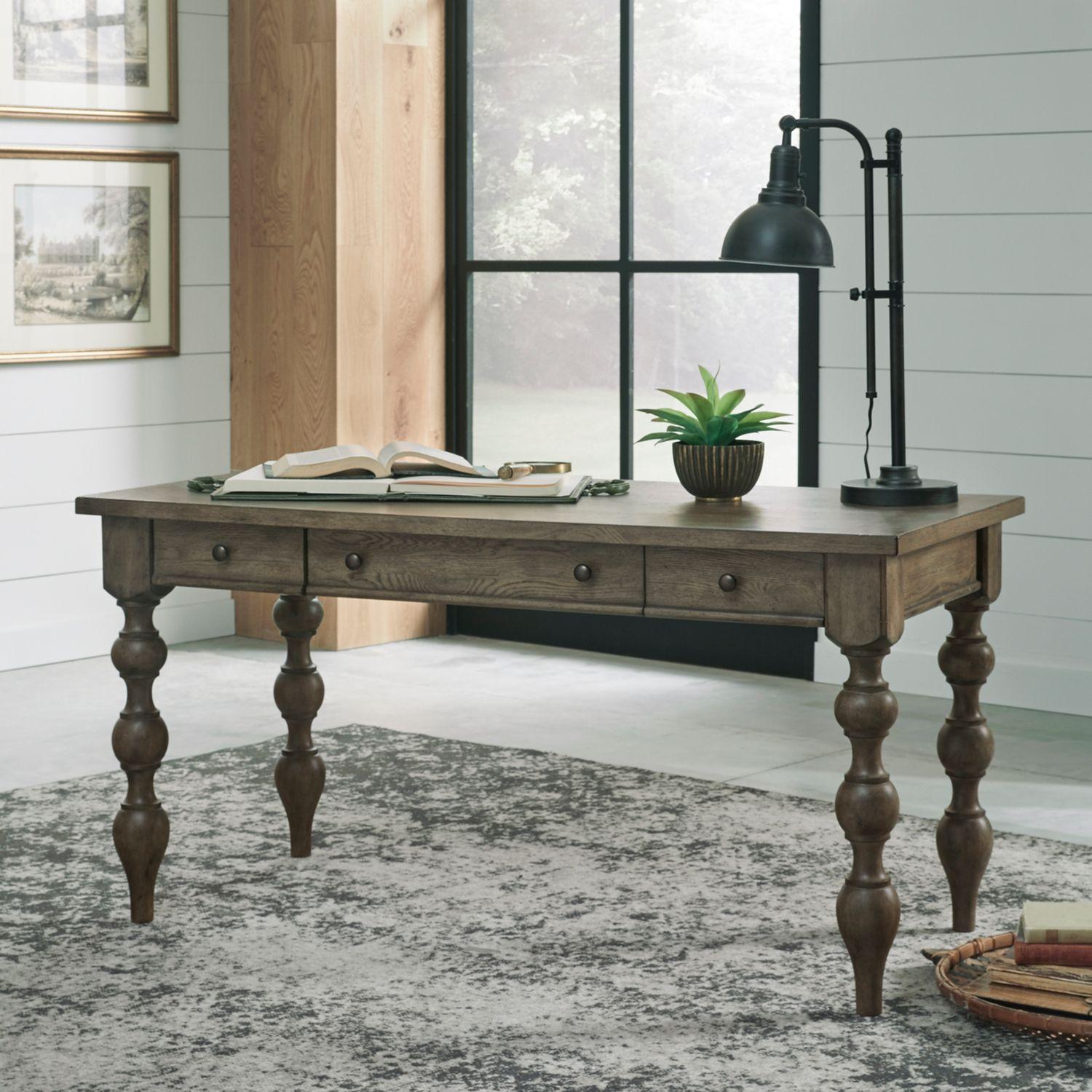 

    
Transitional Taupe Writing Desk 615-HO107 Liberty Furniture
