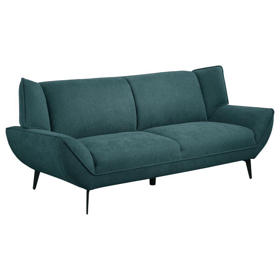 Modern Sofa Acton Sofa 511161-S 511161-S in Teal, Blue Fabric