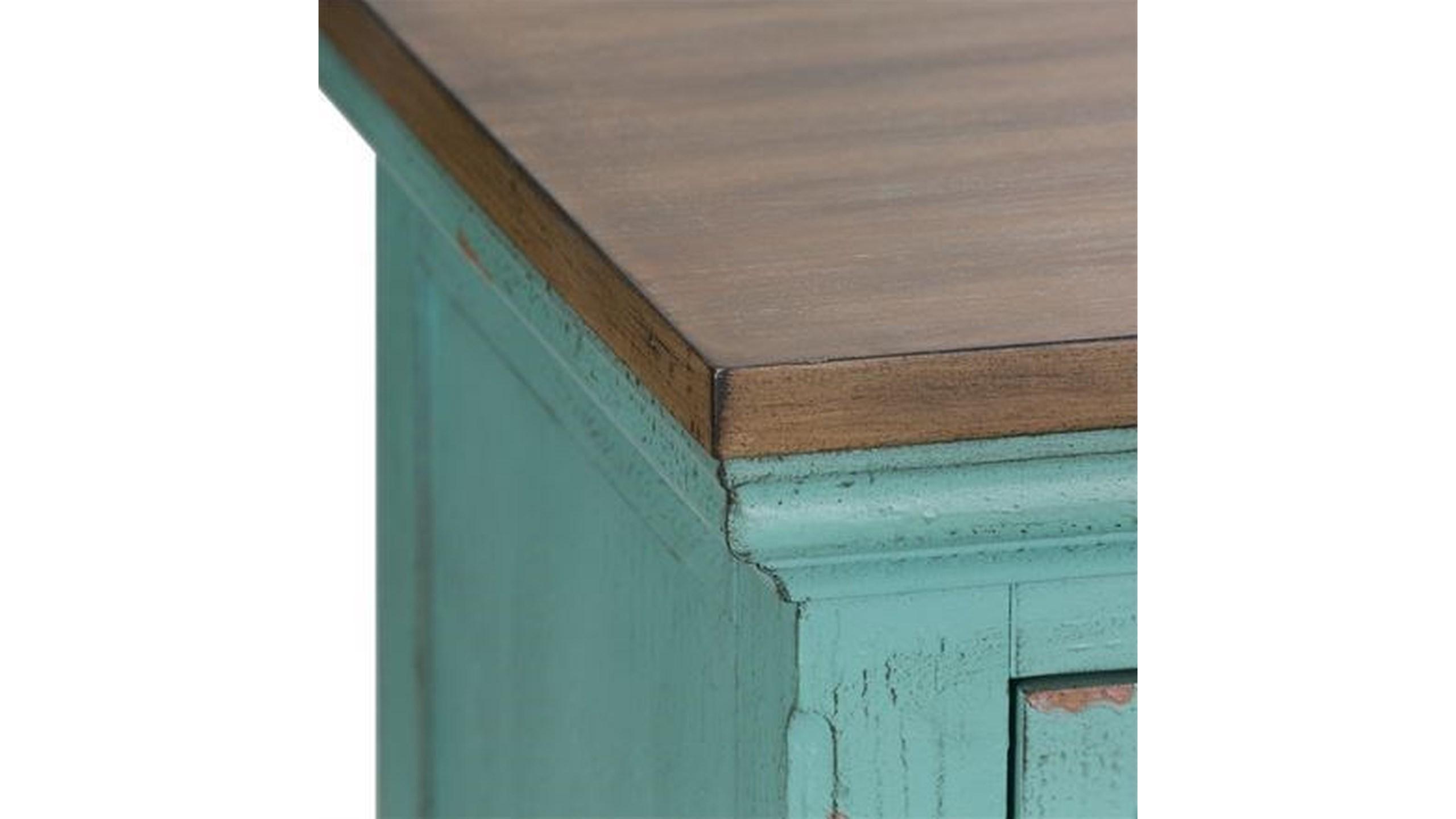 

                    
Buy Transitional Turquoise Wood 4 Doors Accent Cabinet Kengsinton  (2011-AC) Liberty Furniture
