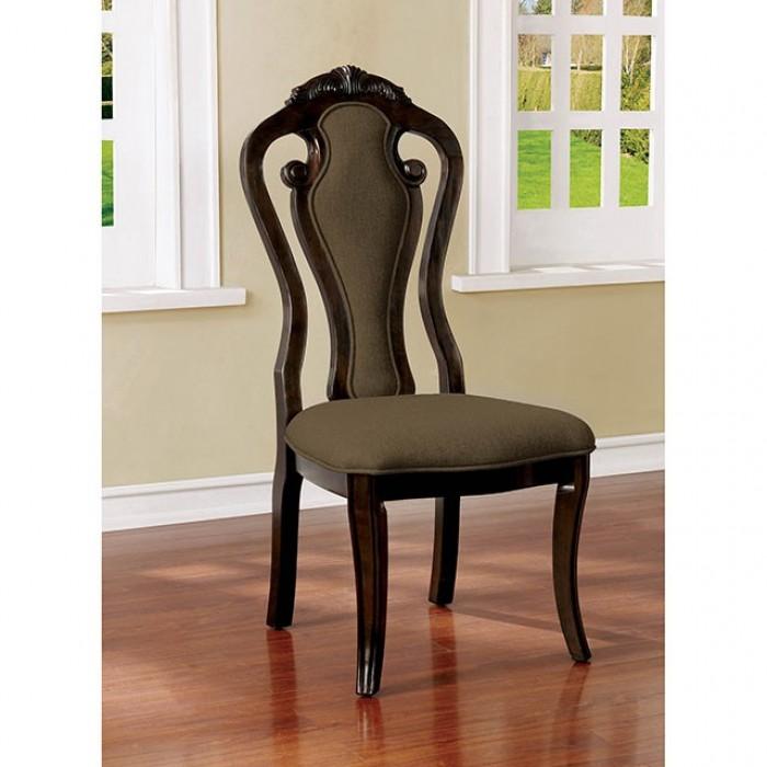 

    
Transitional Walnut & Beige Solid Wood Dining Chair Set 2pcs Furniture of America CM3878SC-2PK Rosalina
